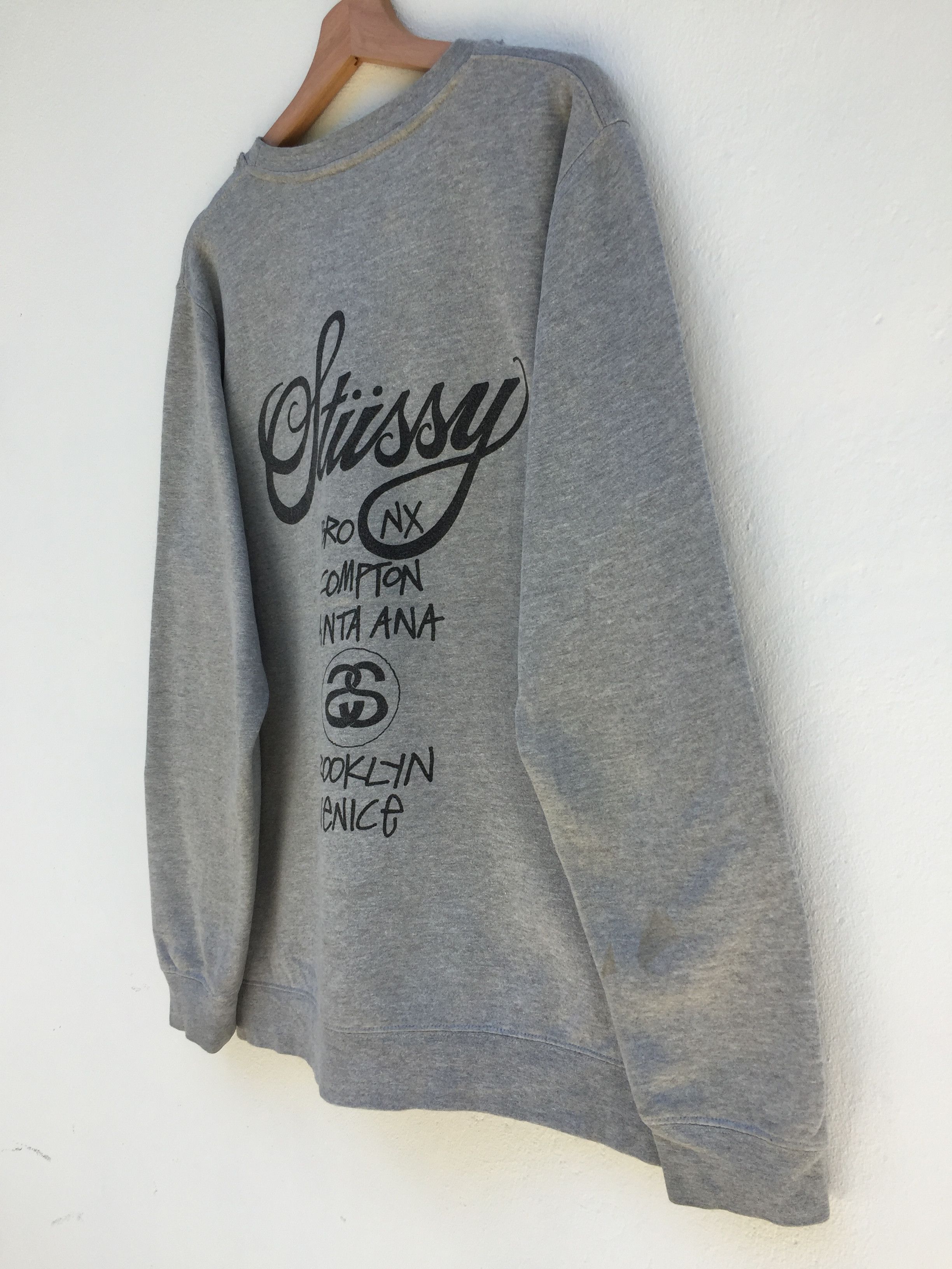Stussy Vintage Stussy World Tour Sweatshirt Size US L / EU 52-54 / 3 - 8 Thumbnail