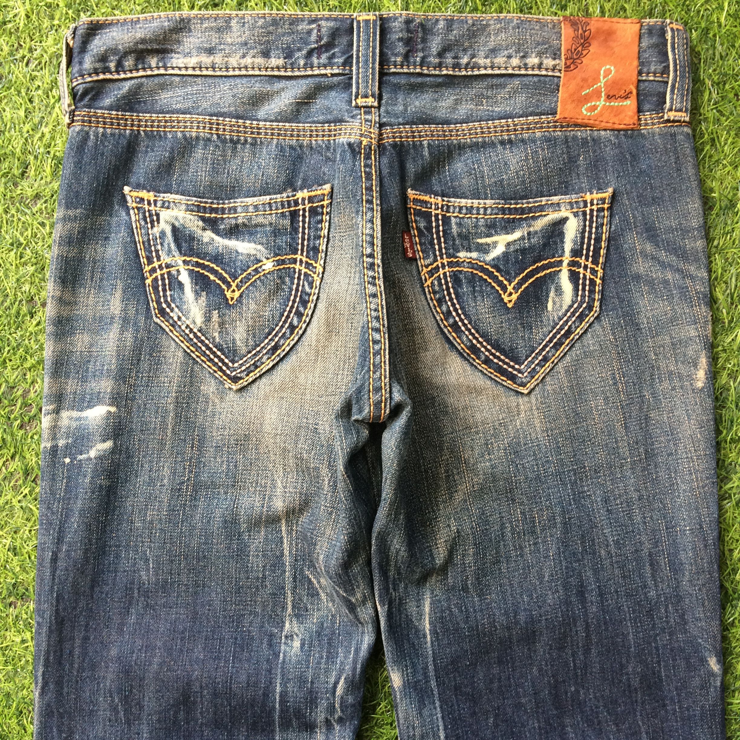 Levi's Distressed Levi's Low Rise Jeans #D-467 Size 25" / US 0 / IT 36 - 4 Thumbnail