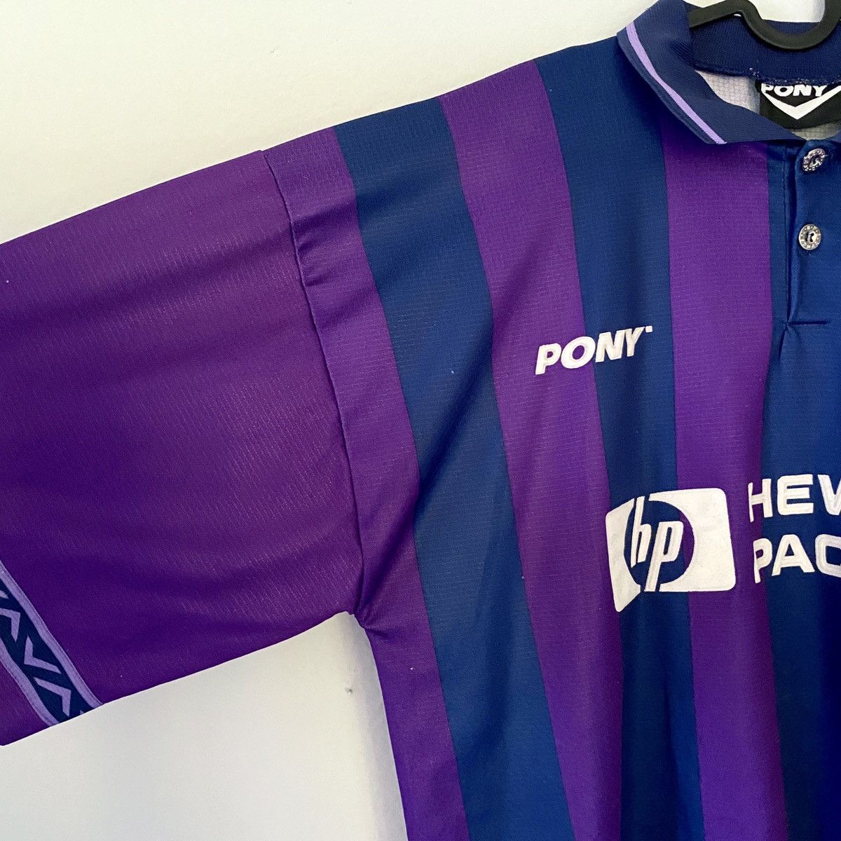 PONY × Vintage 1995 Tottenham Sheringham Pony Vintage Soccer Jersey Size US XL / EU 56 / 4 - 4 Thumbnail
