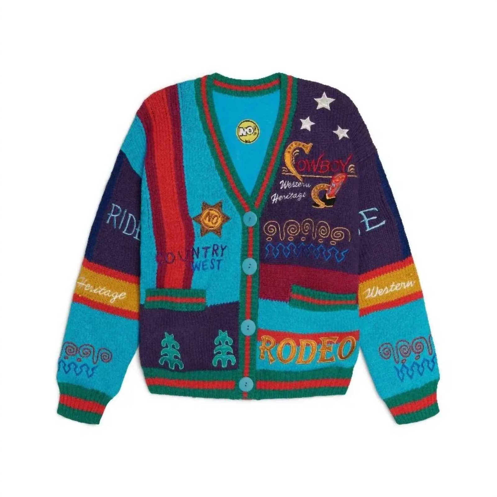 Designer No! Sweaters Wild West Cardigan In Prints | Grailed