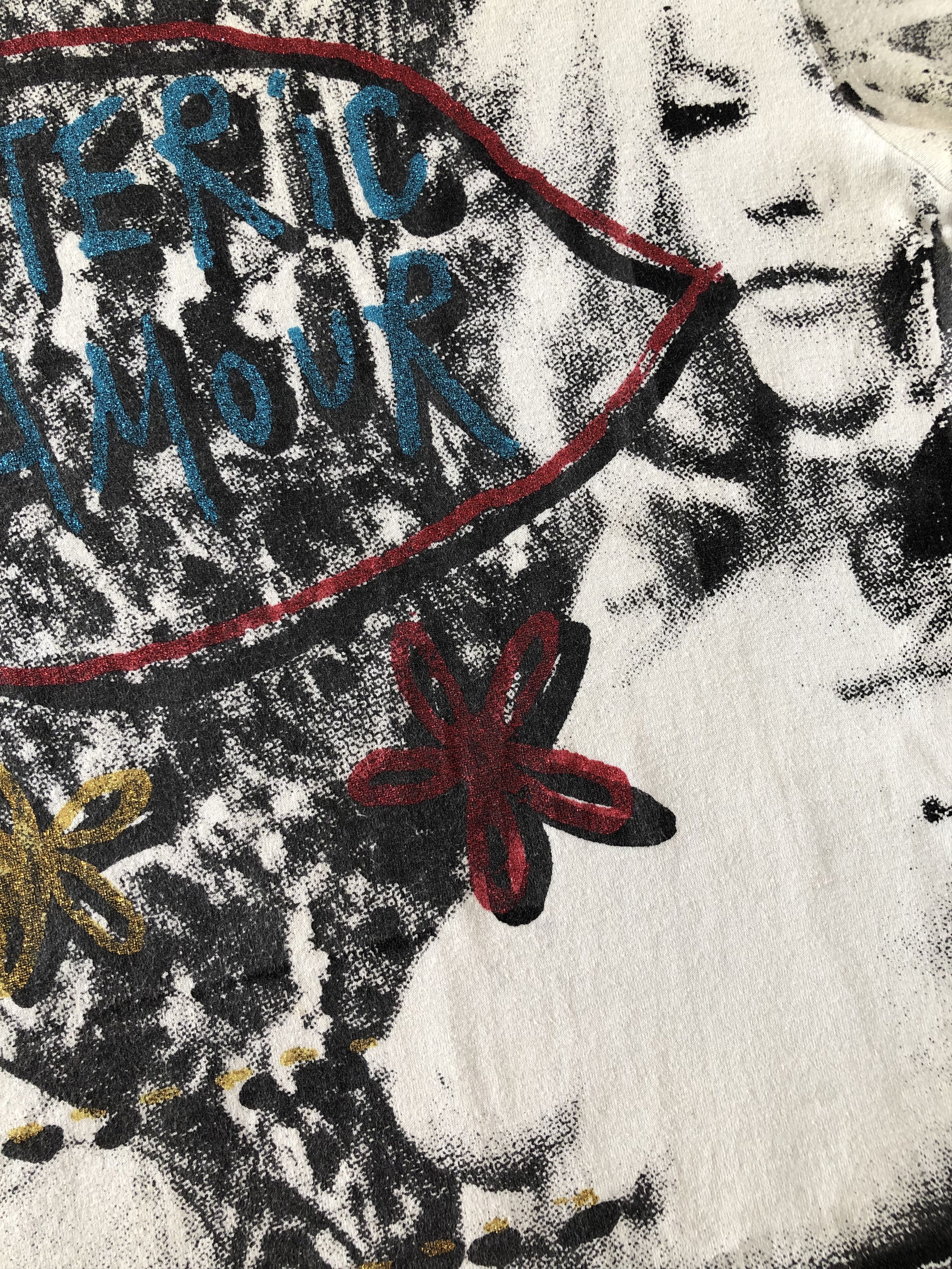 Hysteric Glamour RARE🔥90’S HYSTERIC GLAMOUR NAKED STRIPPER OVER PRINT TEE Size XXS / US 00 / IT 34 - 11 Thumbnail