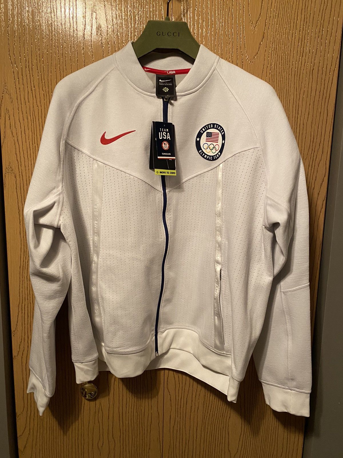 Nike × USA Olympics Nike Team USA Tech Fleece Jacket Sz XL Size US XL / EU 56 / 4 - 1 Thumbnail