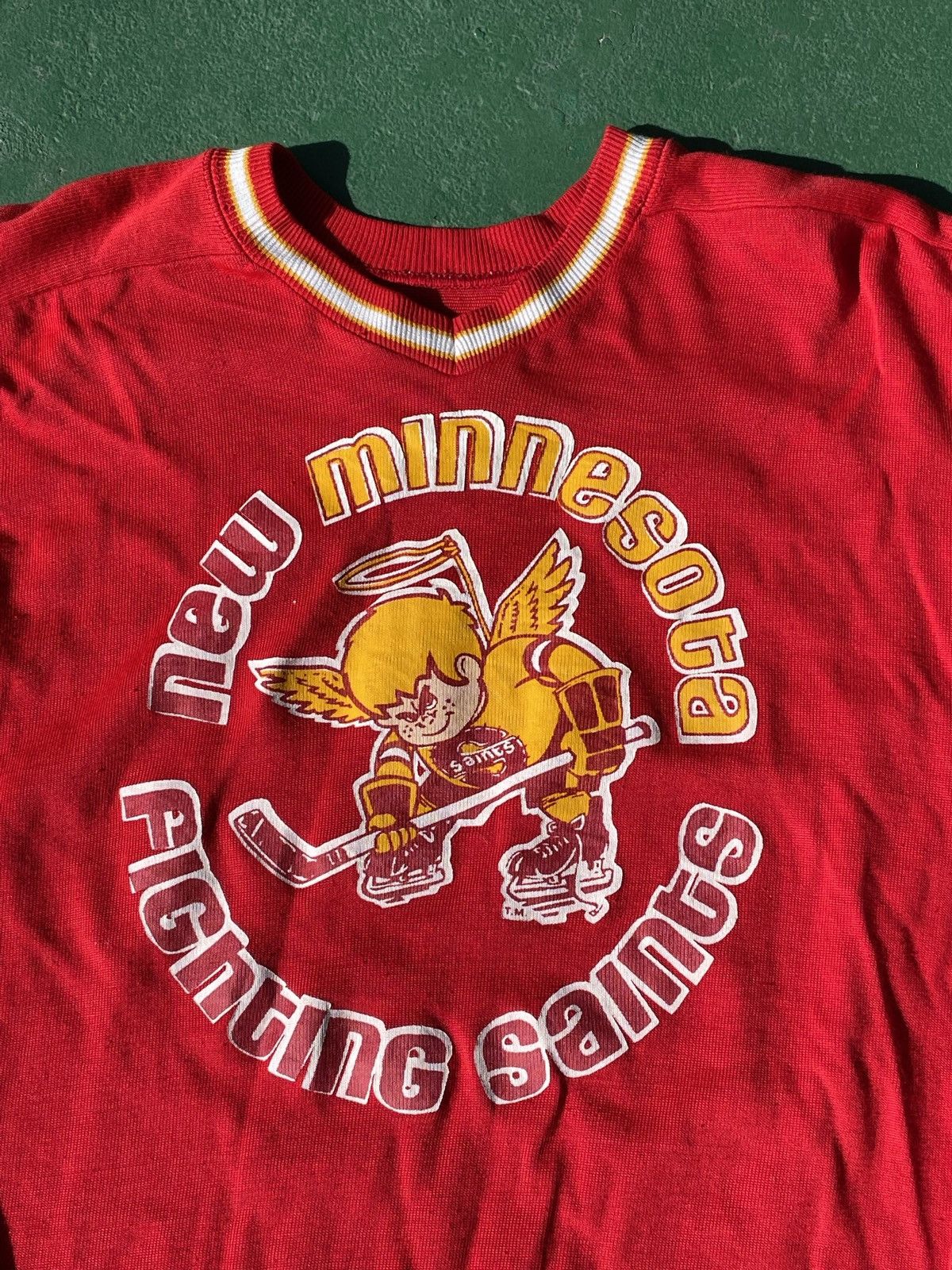 Vintage 1970s Vintage Minnesota Fighting Saints Jersey/Shirt Size US M / EU 48-50 / 2 - 4 Thumbnail