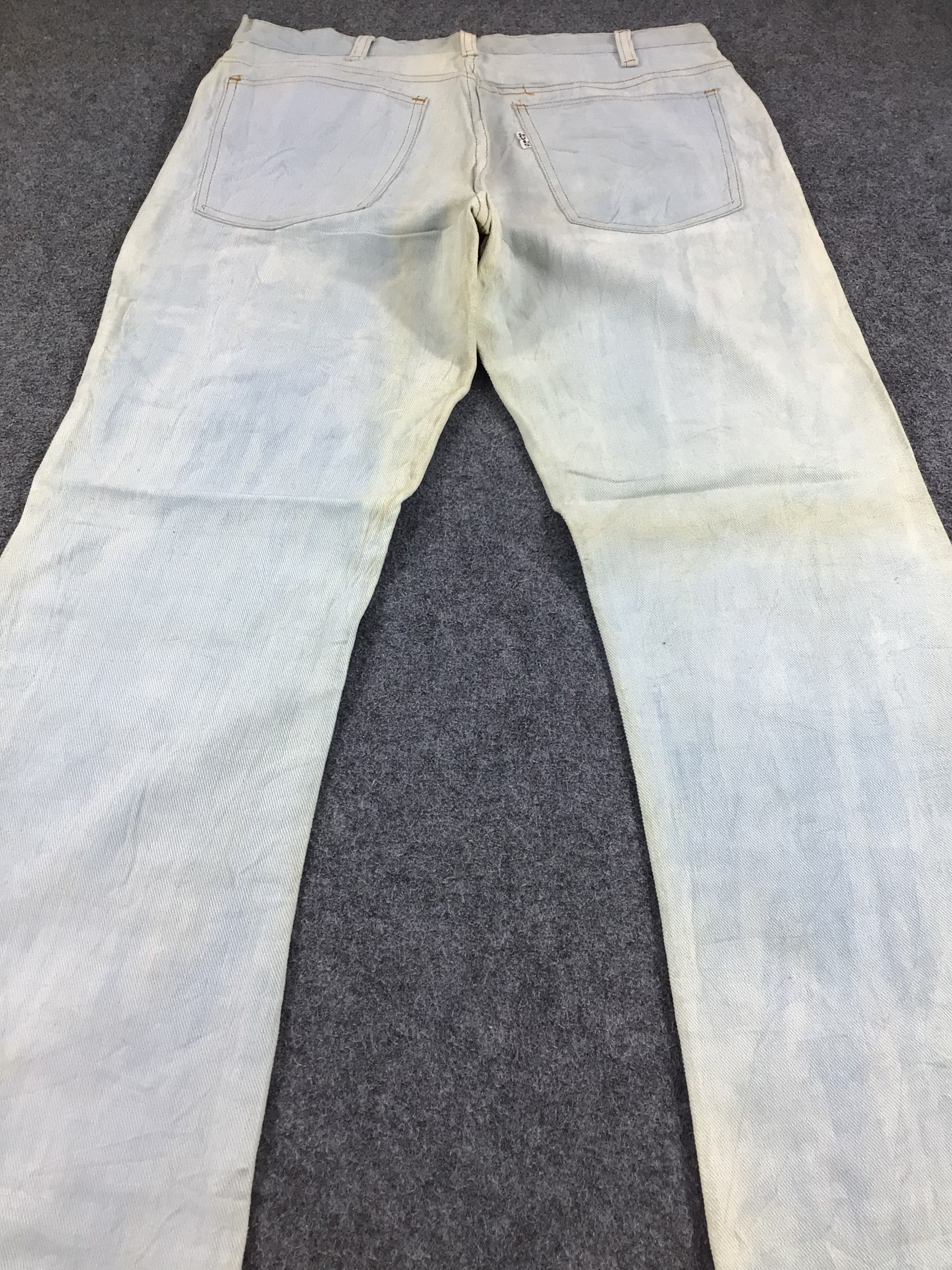Levi's × Vintage Vintage 80s Levis Jeans White Tab Flare Pants-J818 Size US 33 - 4 Thumbnail