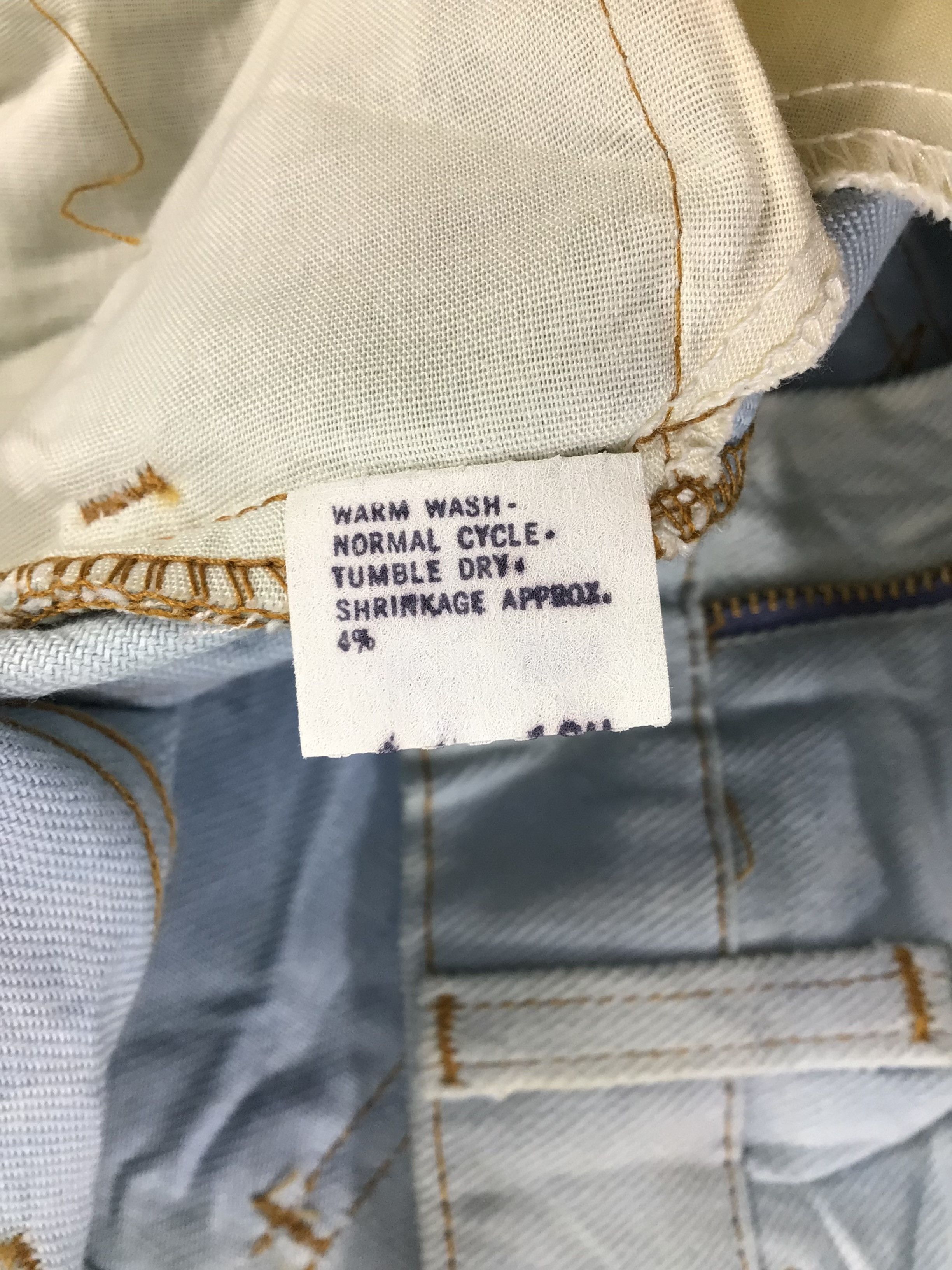 Levi's × Vintage Vintage 80s Levis Jeans White Tab Flare Pants-J818 Size US 33 - 10 Thumbnail