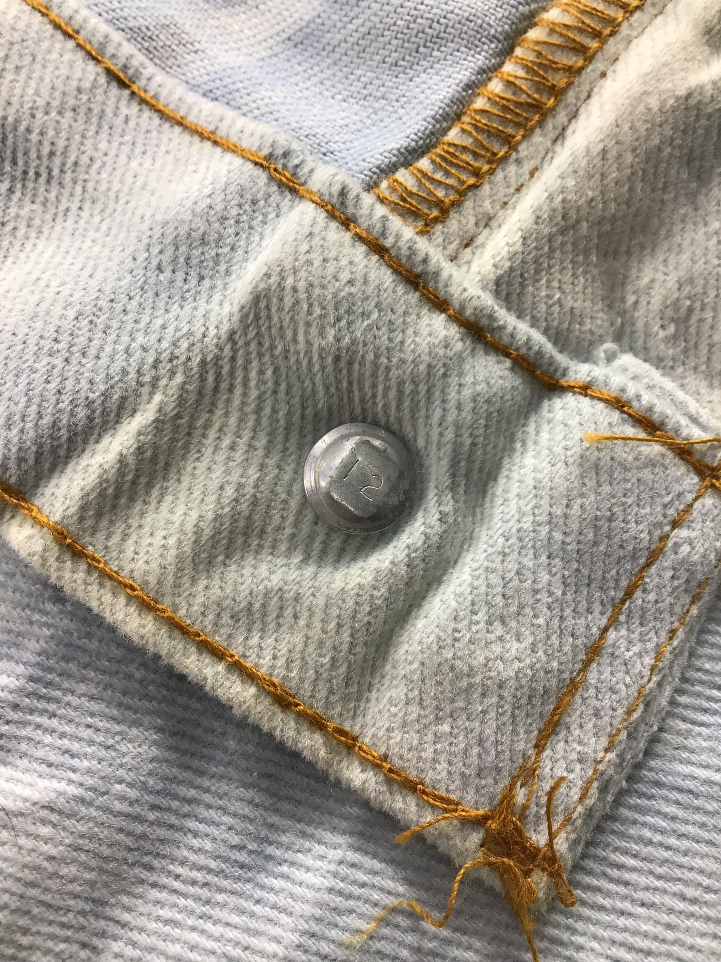 Levi's × Vintage Vintage 80s Levis Jeans White Tab Flare Pants-J818 Size US 33 - 8 Thumbnail