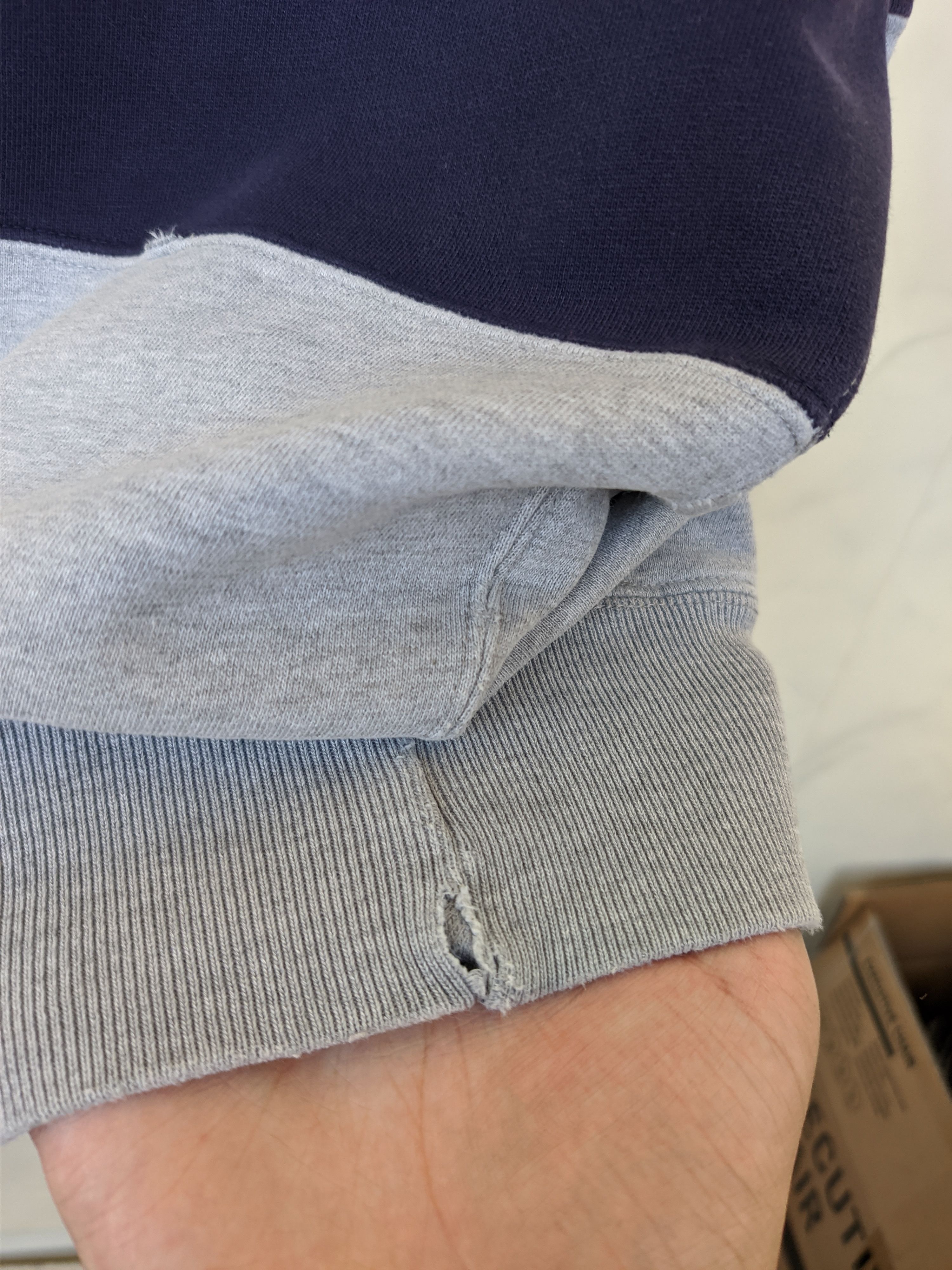 Polo Ralph Lauren × Vintage Vintage Polo Ralph Lauren Distressed Sweatshirt Size US L / EU 52-54 / 3 - 10 Thumbnail
