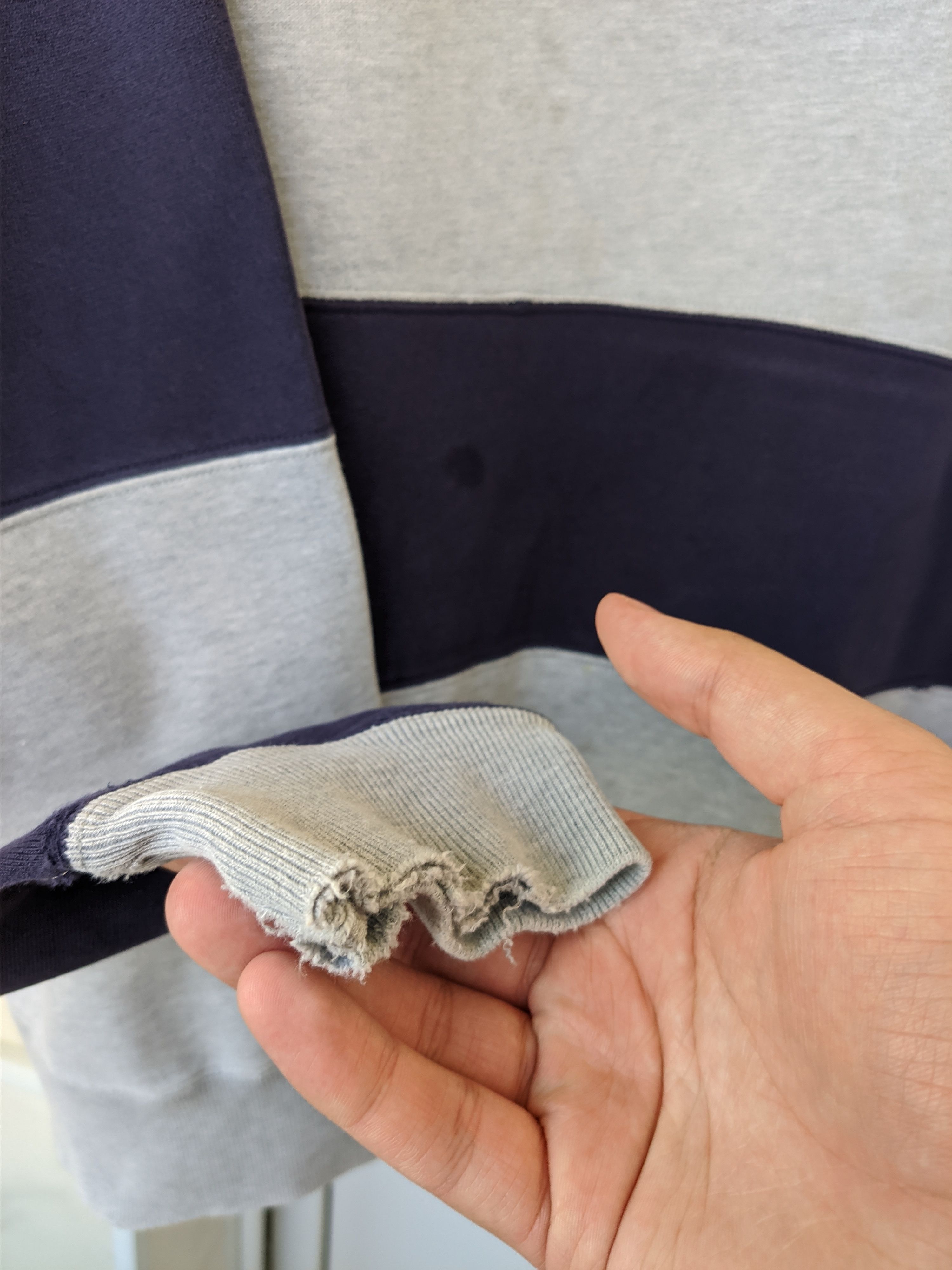 Polo Ralph Lauren × Vintage Vintage Polo Ralph Lauren Distressed Sweatshirt Size US L / EU 52-54 / 3 - 8 Thumbnail