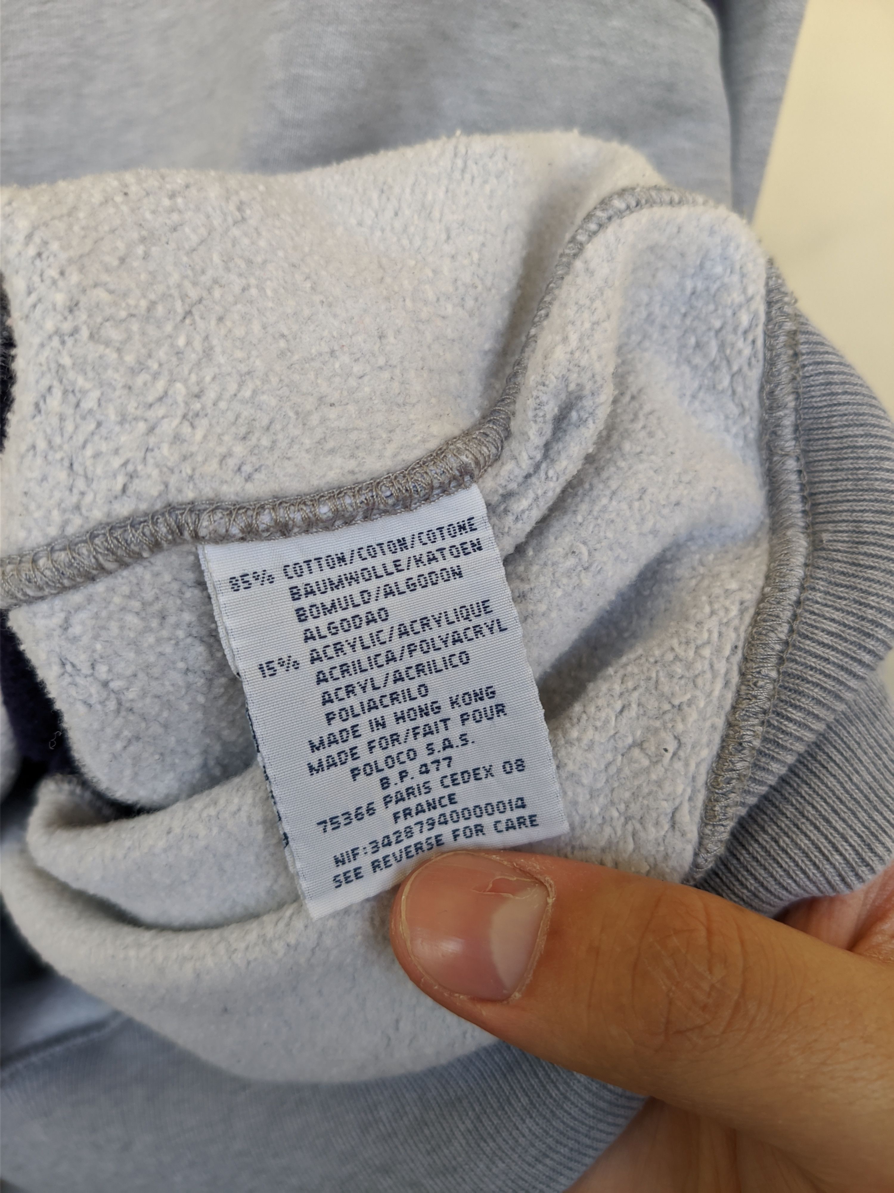 Polo Ralph Lauren × Vintage Vintage Polo Ralph Lauren Distressed Sweatshirt Size US L / EU 52-54 / 3 - 11 Thumbnail