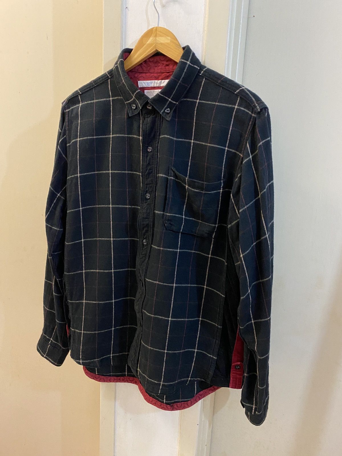 White Mountaineering 🔥🔥💰💰White Mountaineering AW2012 Flannel shirt Size US L / EU 52-54 / 3 - 4 Thumbnail