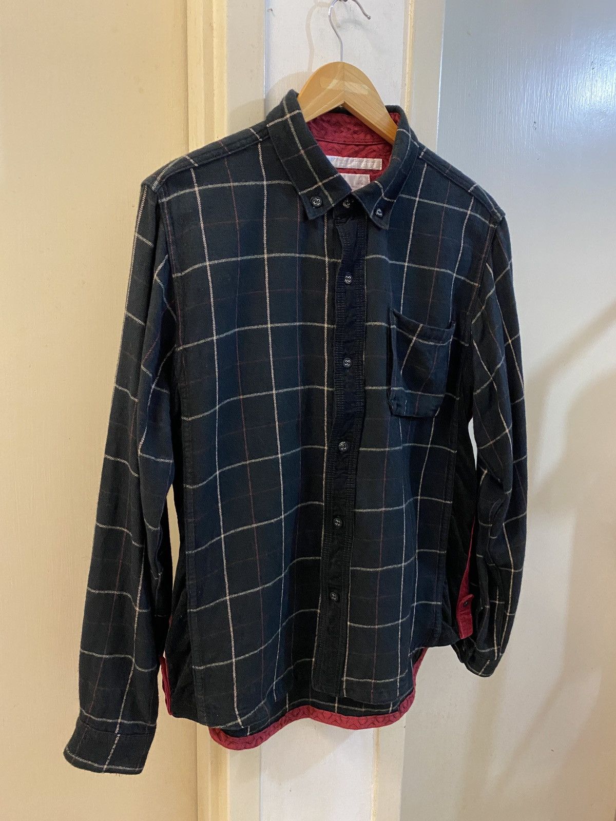 White Mountaineering 🔥🔥💰💰White Mountaineering AW2012 Flannel shirt Size US L / EU 52-54 / 3 - 3 Thumbnail