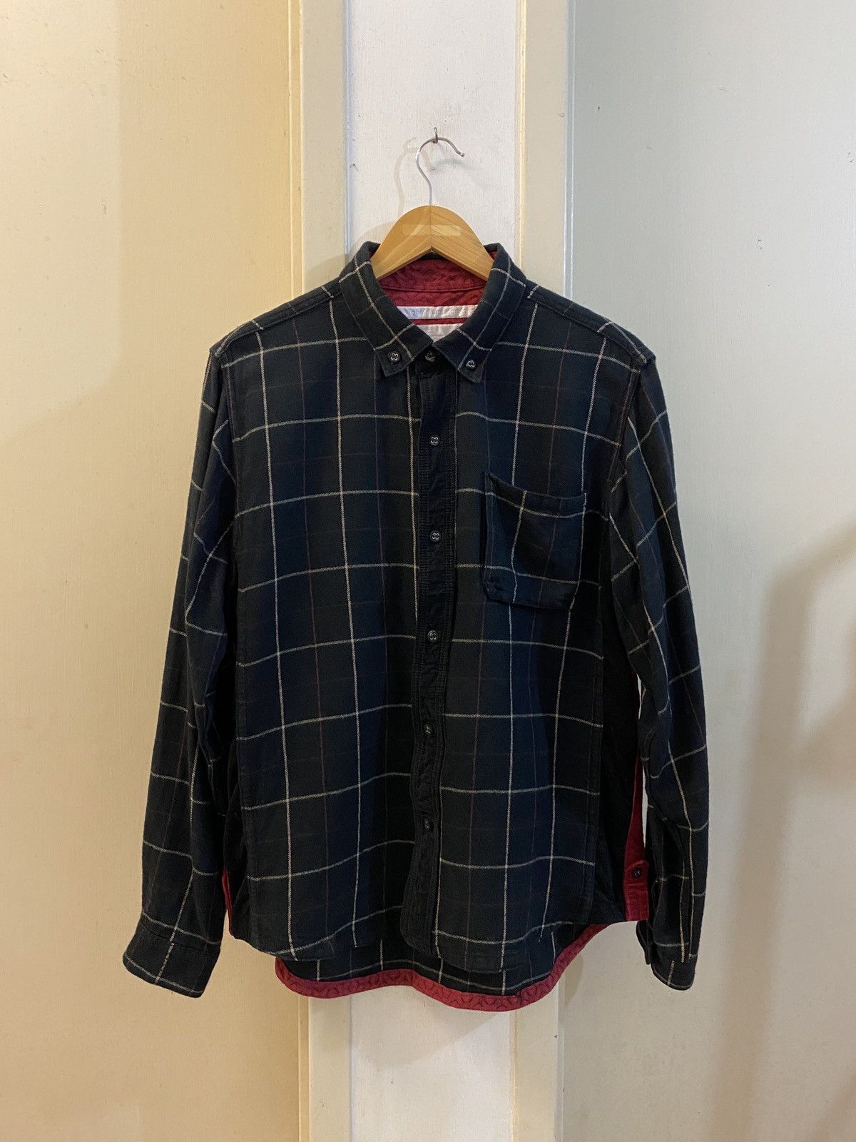 White Mountaineering 🔥🔥💰💰White Mountaineering AW2012 Flannel shirt Size US L / EU 52-54 / 3 - 1 Thumbnail