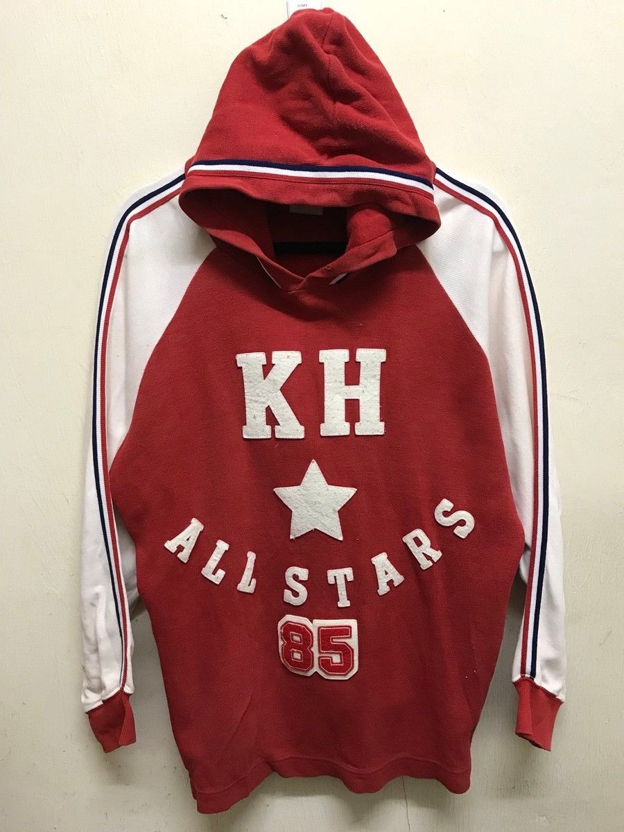 Karl Helmut × Vintage Vintage Rare Karl Helmut All Star Hoodie Hip Hop Spell Out Size US L / EU 52-54 / 3 - 2 Thumbnail