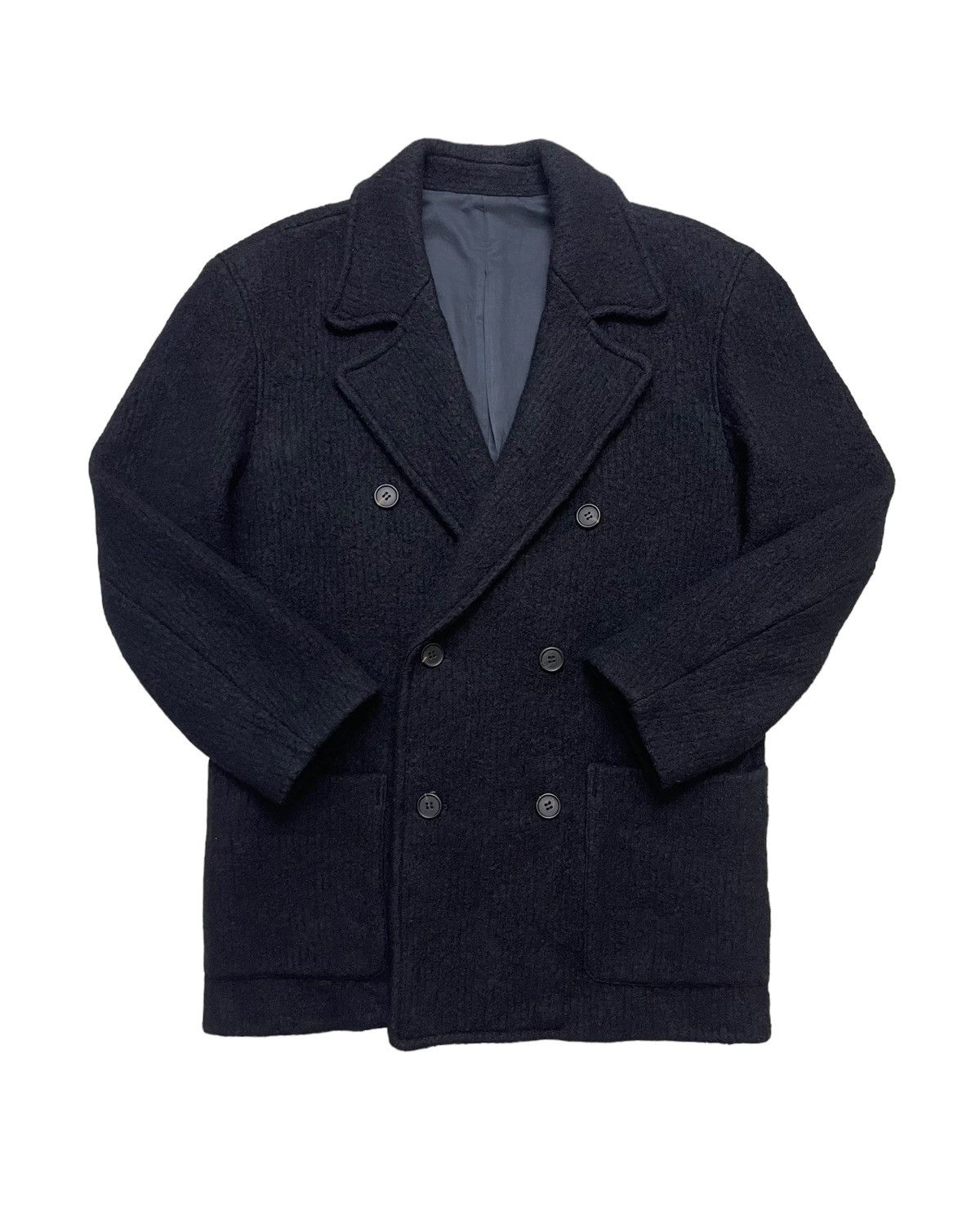 Issey Miyake 80s Issey Miyake Men Double Breasted Jacket Size US M / EU 48-50 / 2 - 2 Thumbnail