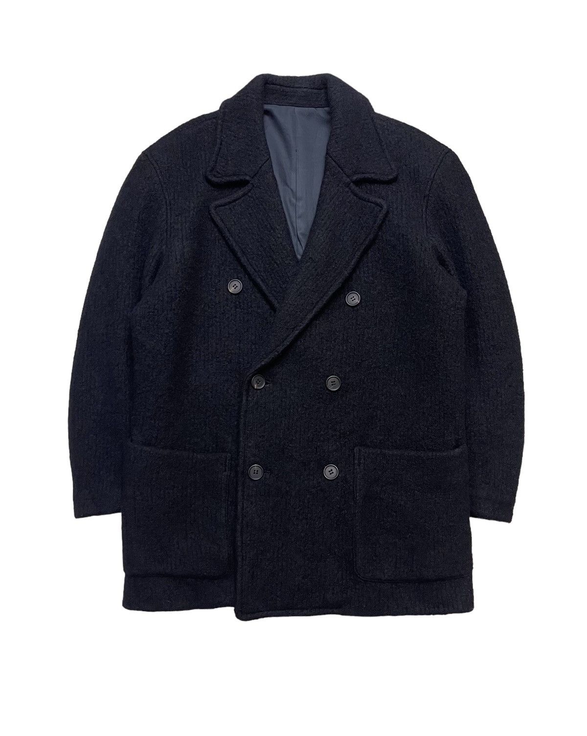 Issey Miyake 80s Issey Miyake Men Double Breasted Jacket Size US M / EU 48-50 / 2 - 1 Thumbnail