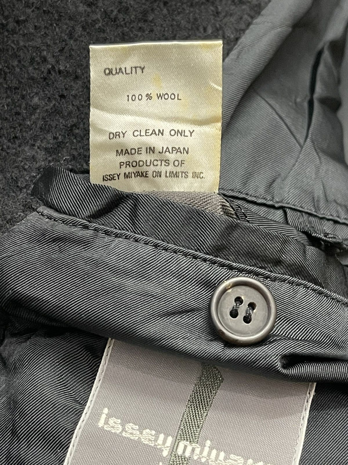 Issey Miyake 80s Issey Miyake Men Double Breasted Jacket Size US M / EU 48-50 / 2 - 7 Thumbnail