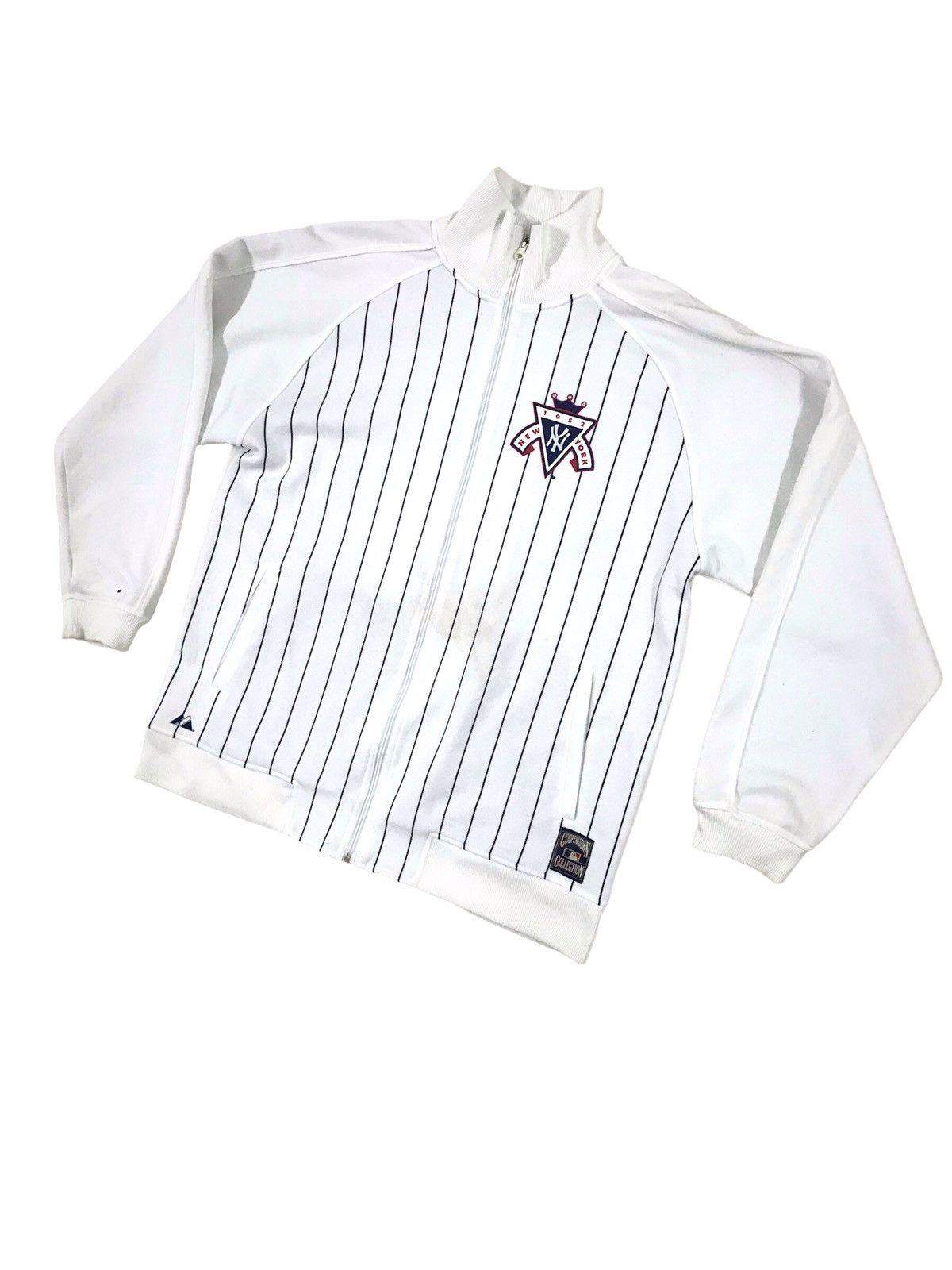 Cooperstown Collection × Majestic × New York Yankees Vintage New York Yankees 1952 Bling Bling Sweater Jacket MLB Size US M / EU 48-50 / 2 - 3 Thumbnail