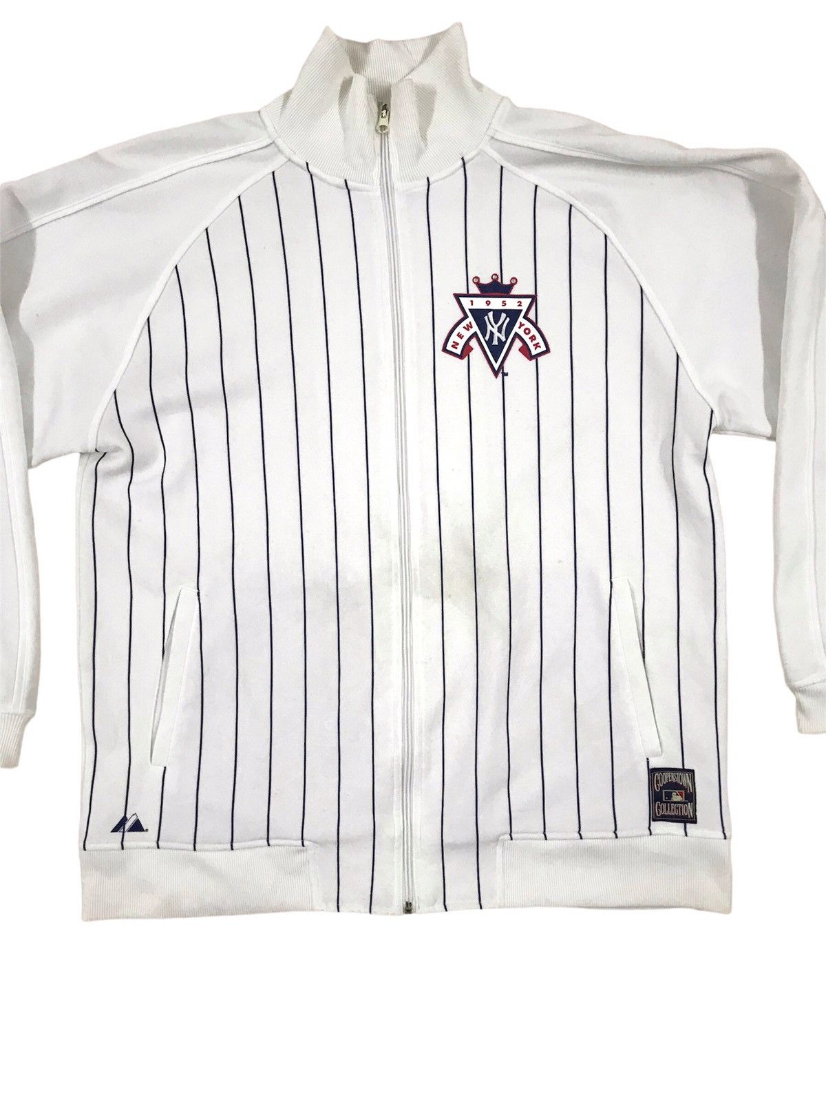Cooperstown Collection × Majestic × New York Yankees Vintage New York Yankees 1952 Bling Bling Sweater Jacket MLB Size US M / EU 48-50 / 2 - 4 Thumbnail