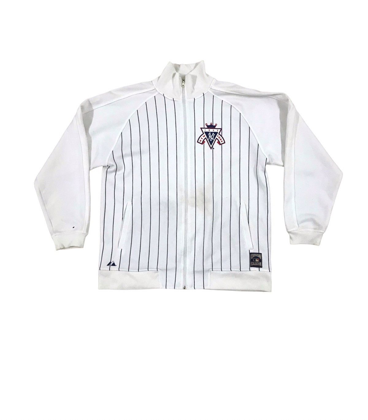 Cooperstown Collection × Majestic × New York Yankees Vintage New York Yankees 1952 Bling Bling Sweater Jacket MLB Size US M / EU 48-50 / 2 - 1 Thumbnail