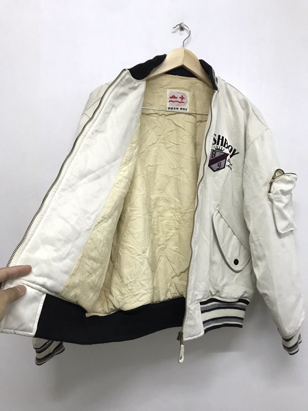 Japanese Brand Vintage Poshboy Bomber Jacket Size US XXL / EU 58 / 5 - 8 Thumbnail
