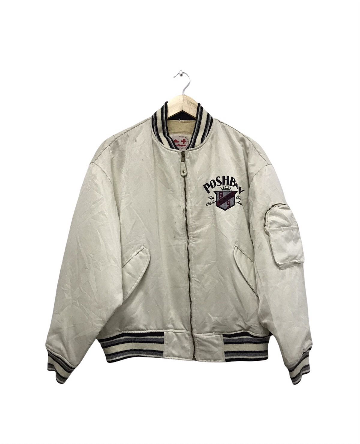 Japanese Brand Vintage Poshboy Bomber Jacket Size US XXL / EU 58 / 5 - 2 Thumbnail