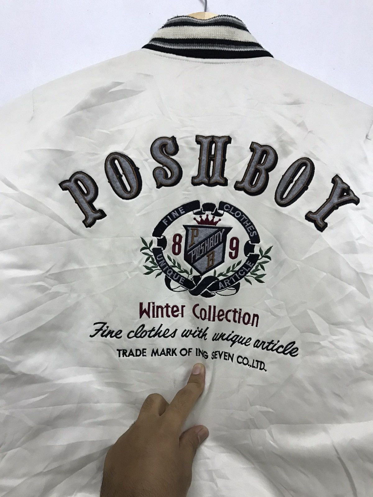 Japanese Brand Vintage Poshboy Bomber Jacket Size US XXL / EU 58 / 5 - 14 Thumbnail