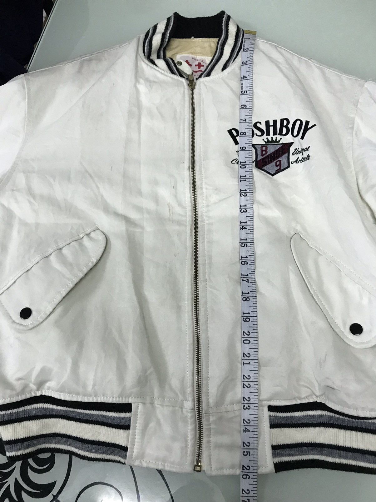 Japanese Brand Vintage Poshboy Bomber Jacket Size US XXL / EU 58 / 5 - 23 Thumbnail
