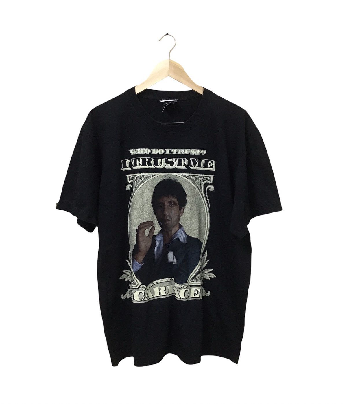 Image of Movie Scarface T-Shirt in Black, Men's (Size XL)