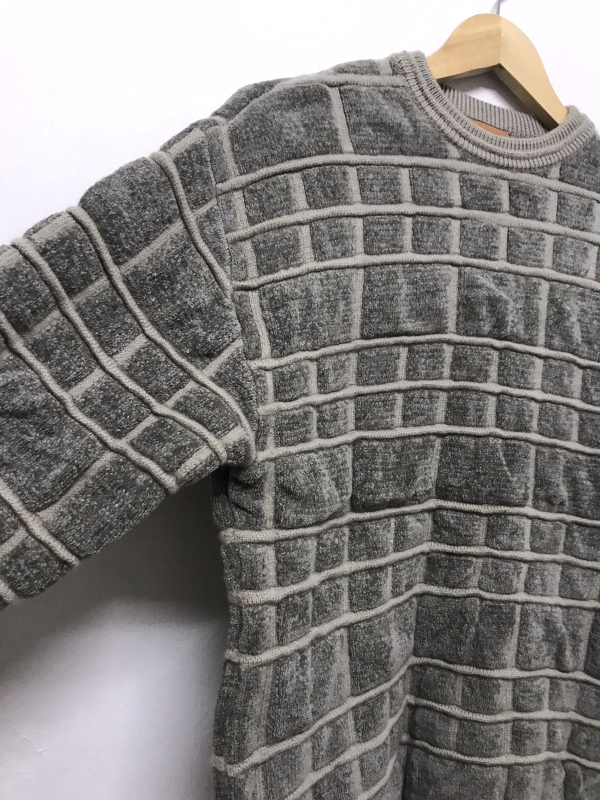 Vintage Vintage Italian Designers Corsini Knit Sweatshirt Like Coogi Size US M / EU 48-50 / 2 - 5 Thumbnail