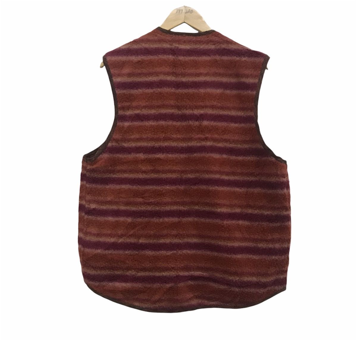 Japanese Brand Vintage Les Vis a Bois printed fleeces vest Size US L / EU 52-54 / 3 - 2 Thumbnail