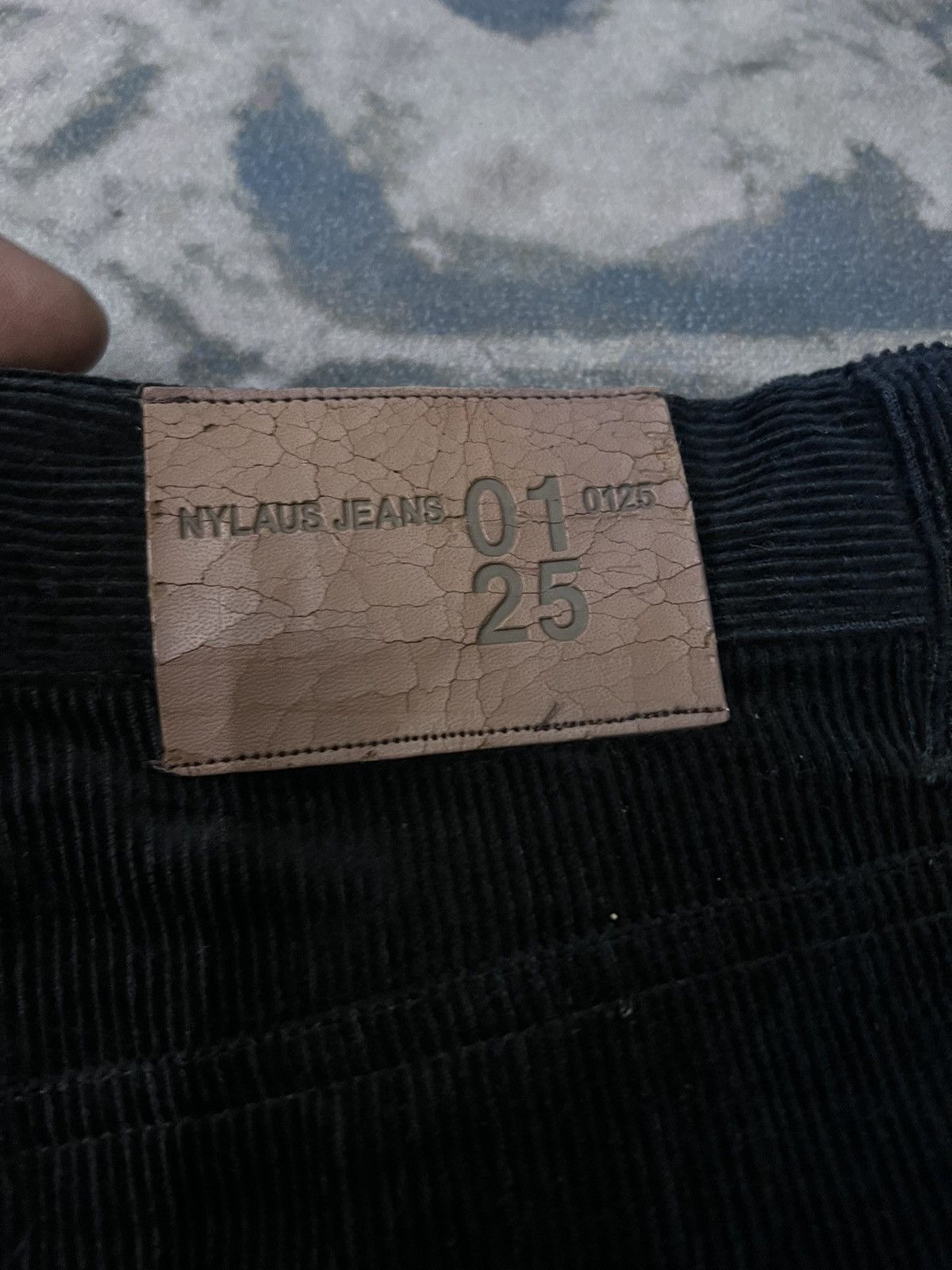 Japanese Brand × Vintage BLACK FADED NYLAUS CODUROY PANT Size US 30 / EU 46 - 7 Thumbnail