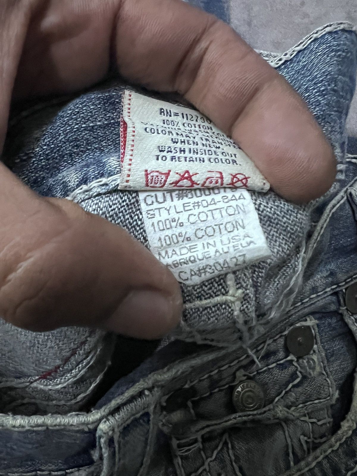 Japanese Brand × Vintage FLARED💥THRASHED TRUE RELIGION DISTRESSED DENIM PANT Size US 30 / EU 46 - 9 Thumbnail