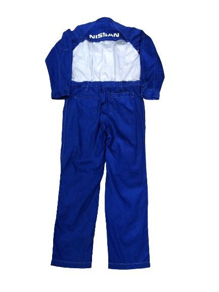 image of Nissan Jumpsuit Overalls/coveralls Work Wear Racing in Blue Gray, Men's (Size 38)