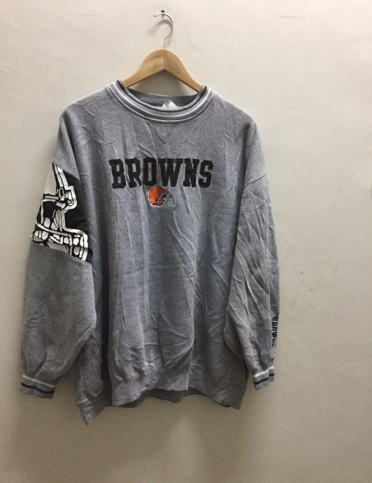 NFL Vintage Nfl browns Sweatshirt Size US XL / EU 56 / 4 - 1 Thumbnail