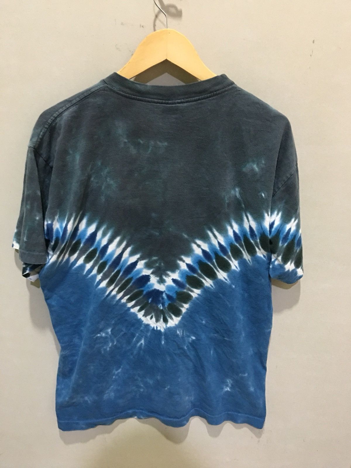 Band Tees vintage Led Zeppelin Tie Dye Liquid Blue Rock Band Shirt Size US L / EU 52-54 / 3 - 2 Thumbnail