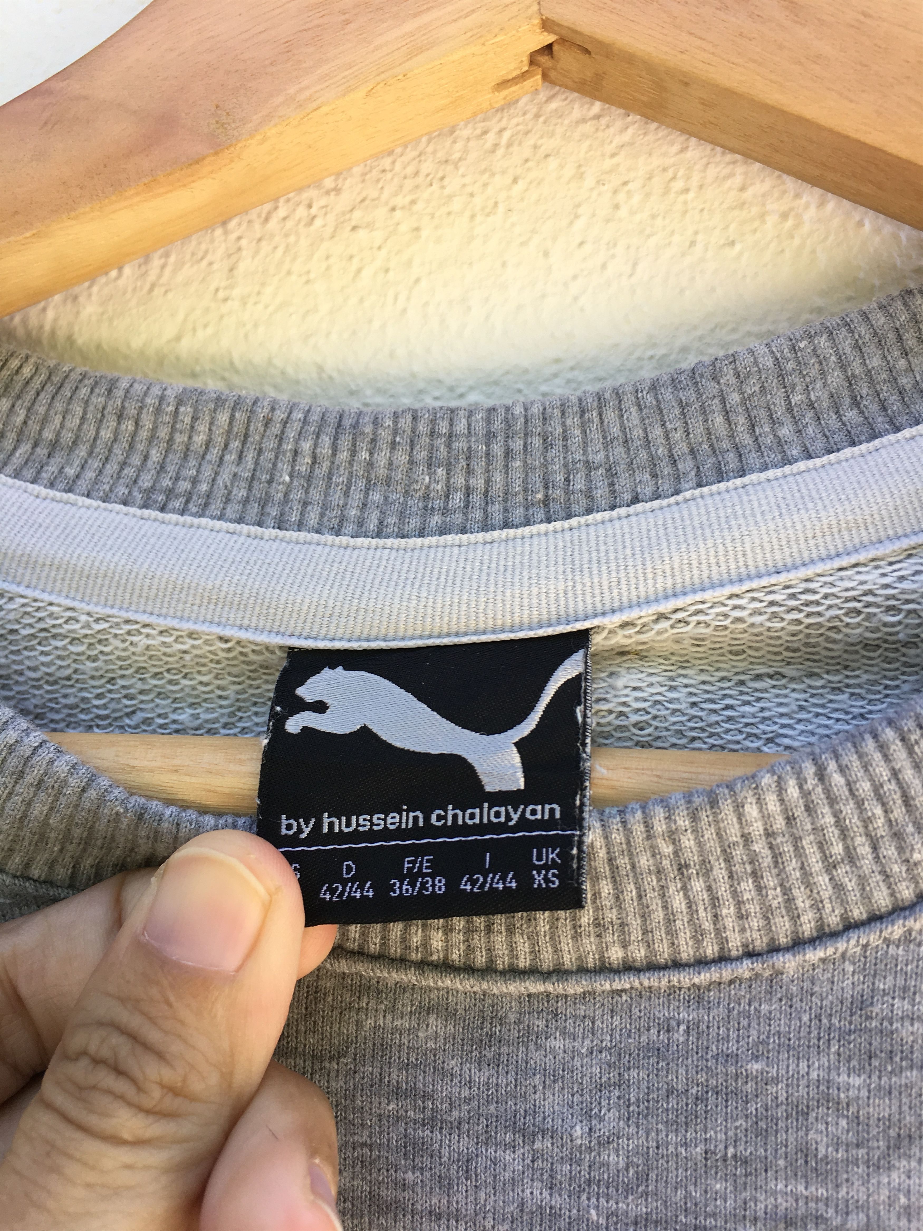 Hussein Chalayan × Puma Vintage 90's PUMA By Hussein Chalayan Sweatshirt Size US S / EU 44-46 / 1 - 6 Thumbnail