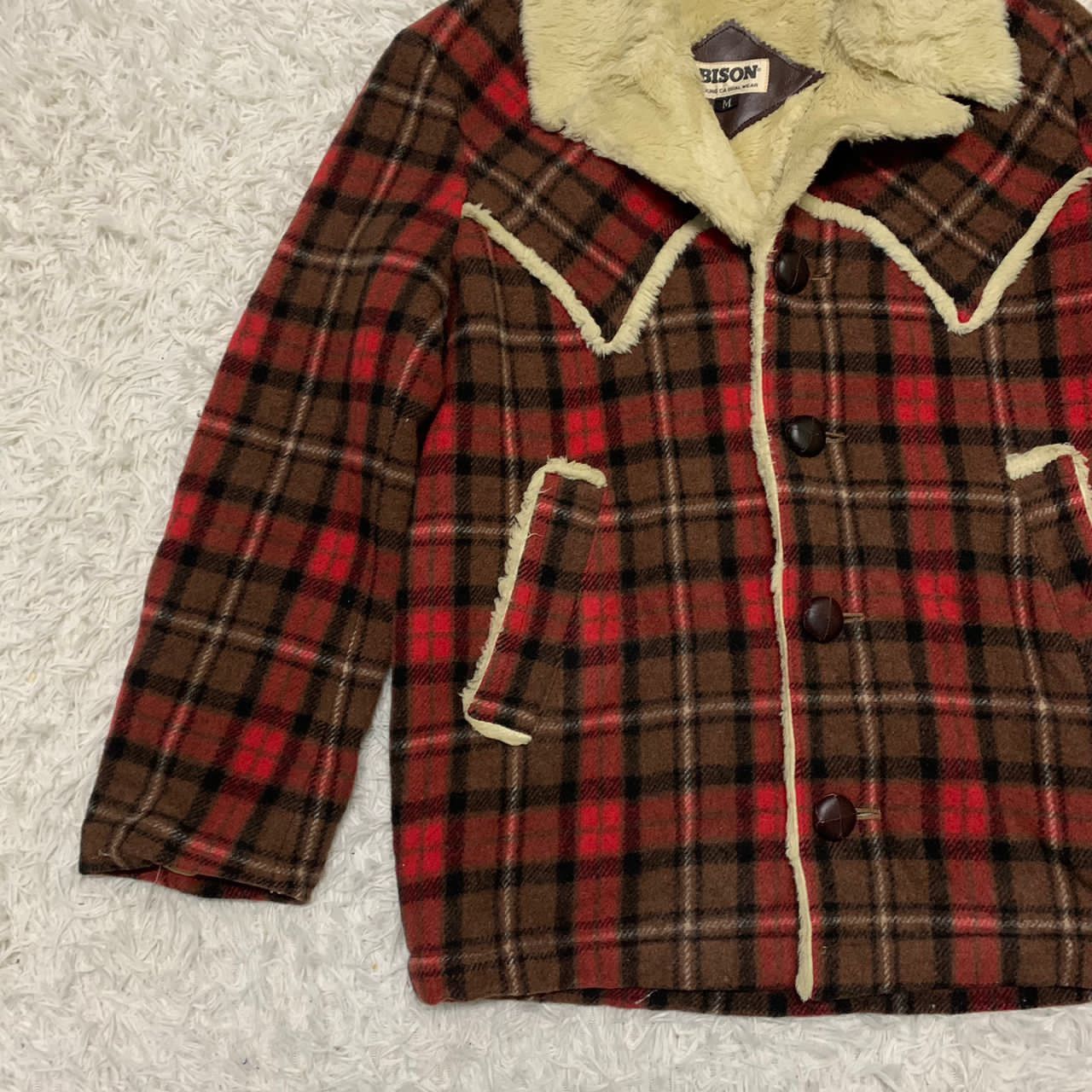 Japanese Brand Bison Young Casual wear sherpa jacket Size US M / EU 48-50 / 2 - 5 Thumbnail