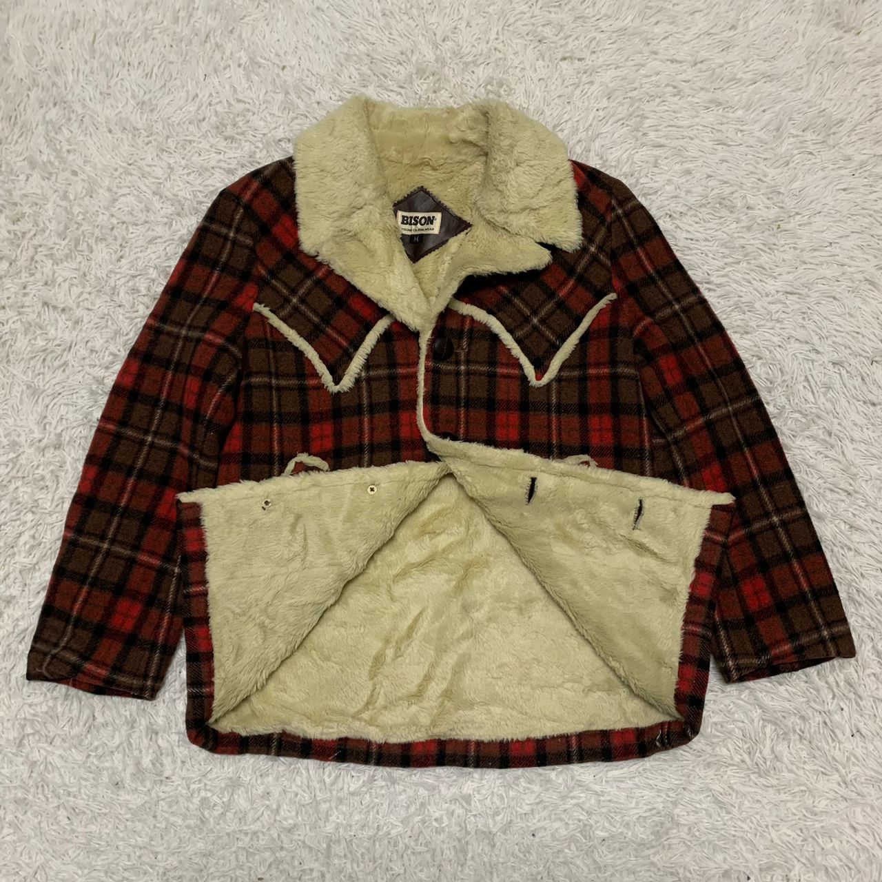 Japanese Brand Bison Young Casual wear sherpa jacket Size US M / EU 48-50 / 2 - 3 Thumbnail