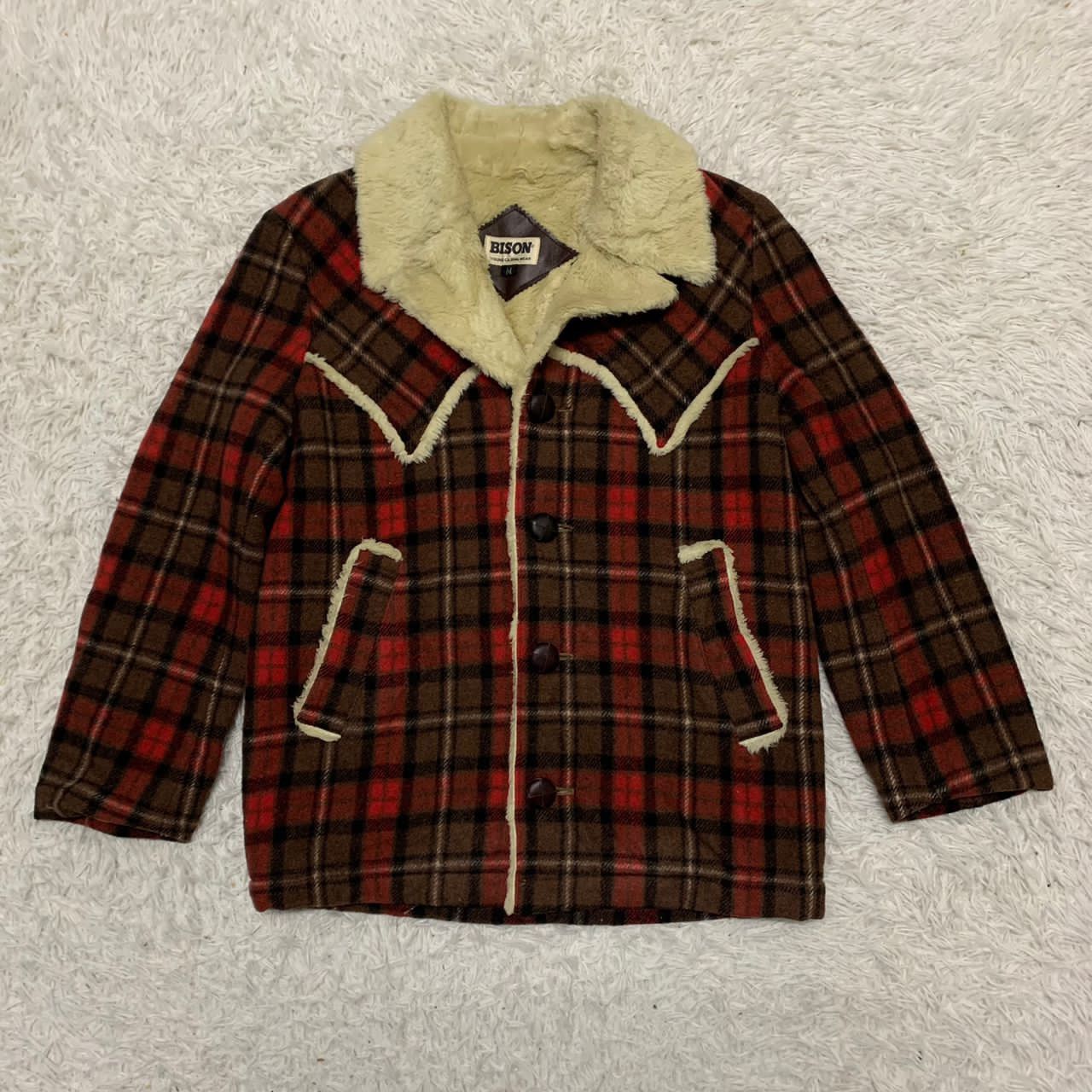 Japanese Brand Bison Young Casual wear sherpa jacket Size US M / EU 48-50 / 2 - 12 Thumbnail