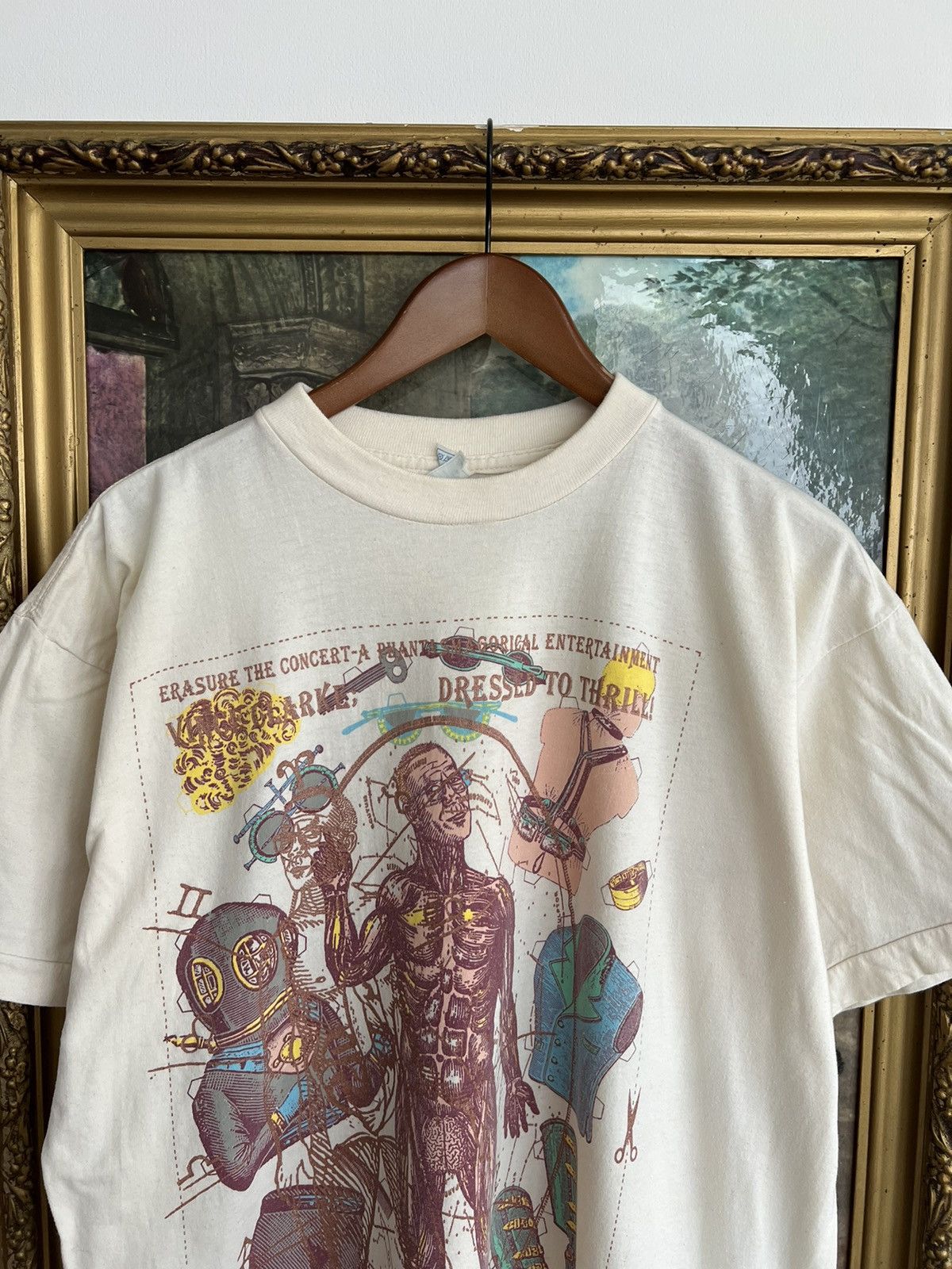 Band Tees Vintage 1992 Erasure Phantasmagorical Human Anatomy Tee Size US XL / EU 56 / 4 - 3 Thumbnail
