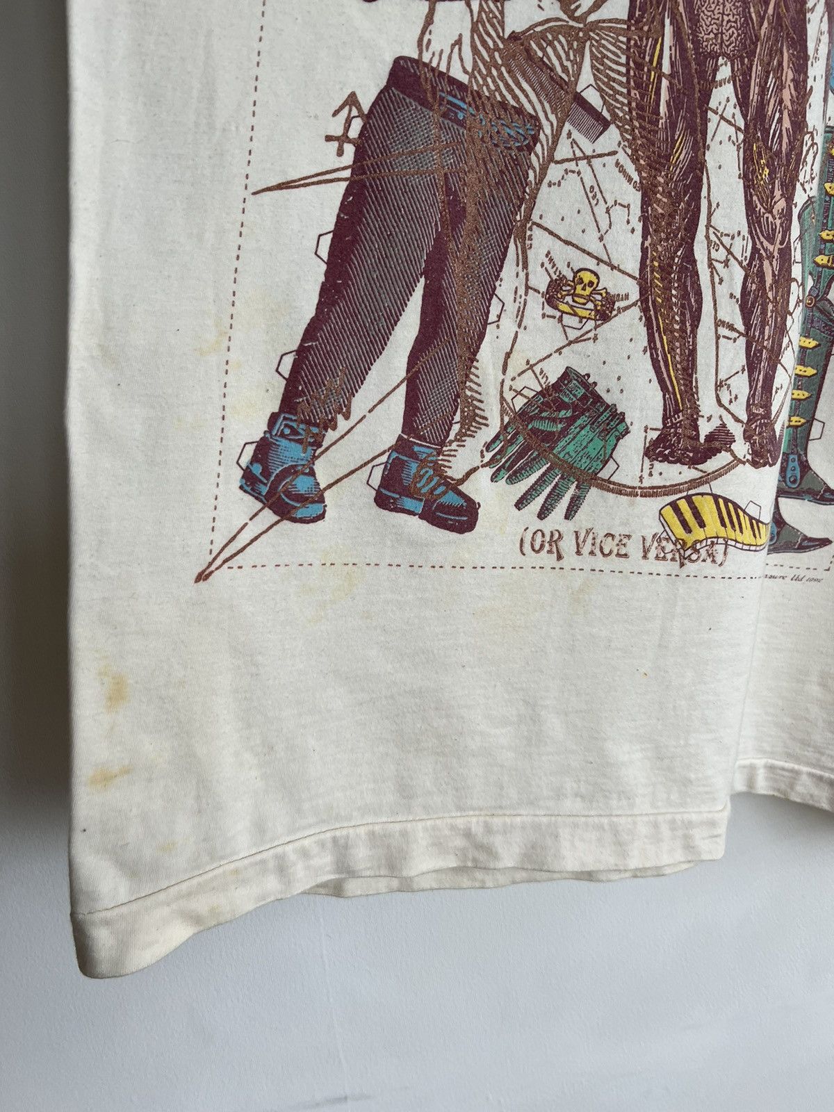 Band Tees Vintage 1992 Erasure Phantasmagorical Human Anatomy Tee Size US XL / EU 56 / 4 - 12 Thumbnail