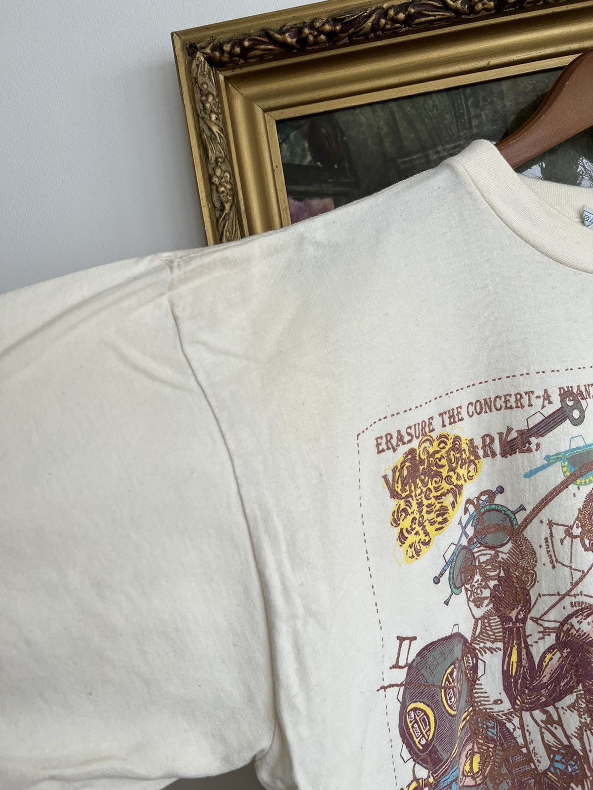 Band Tees Vintage 1992 Erasure Phantasmagorical Human Anatomy Tee Size US XL / EU 56 / 4 - 14 Thumbnail