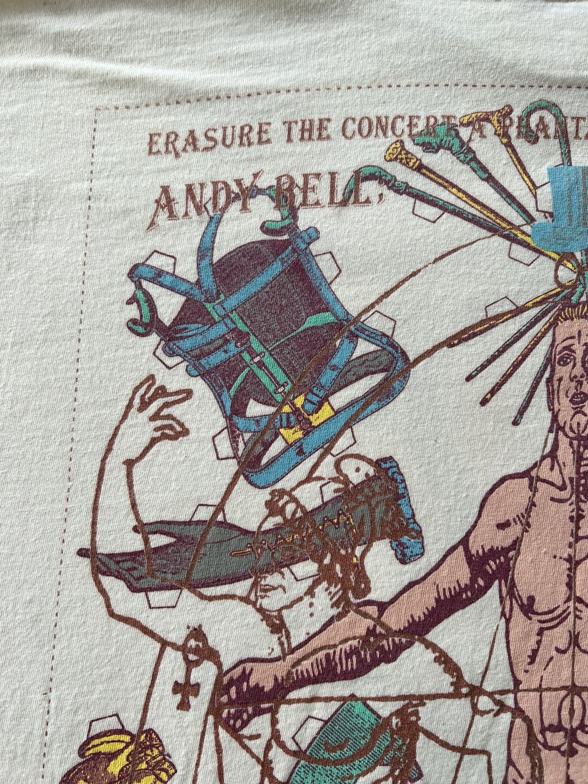 Band Tees Vintage 1992 Erasure Phantasmagorical Human Anatomy Tee Size US XL / EU 56 / 4 - 21 Thumbnail