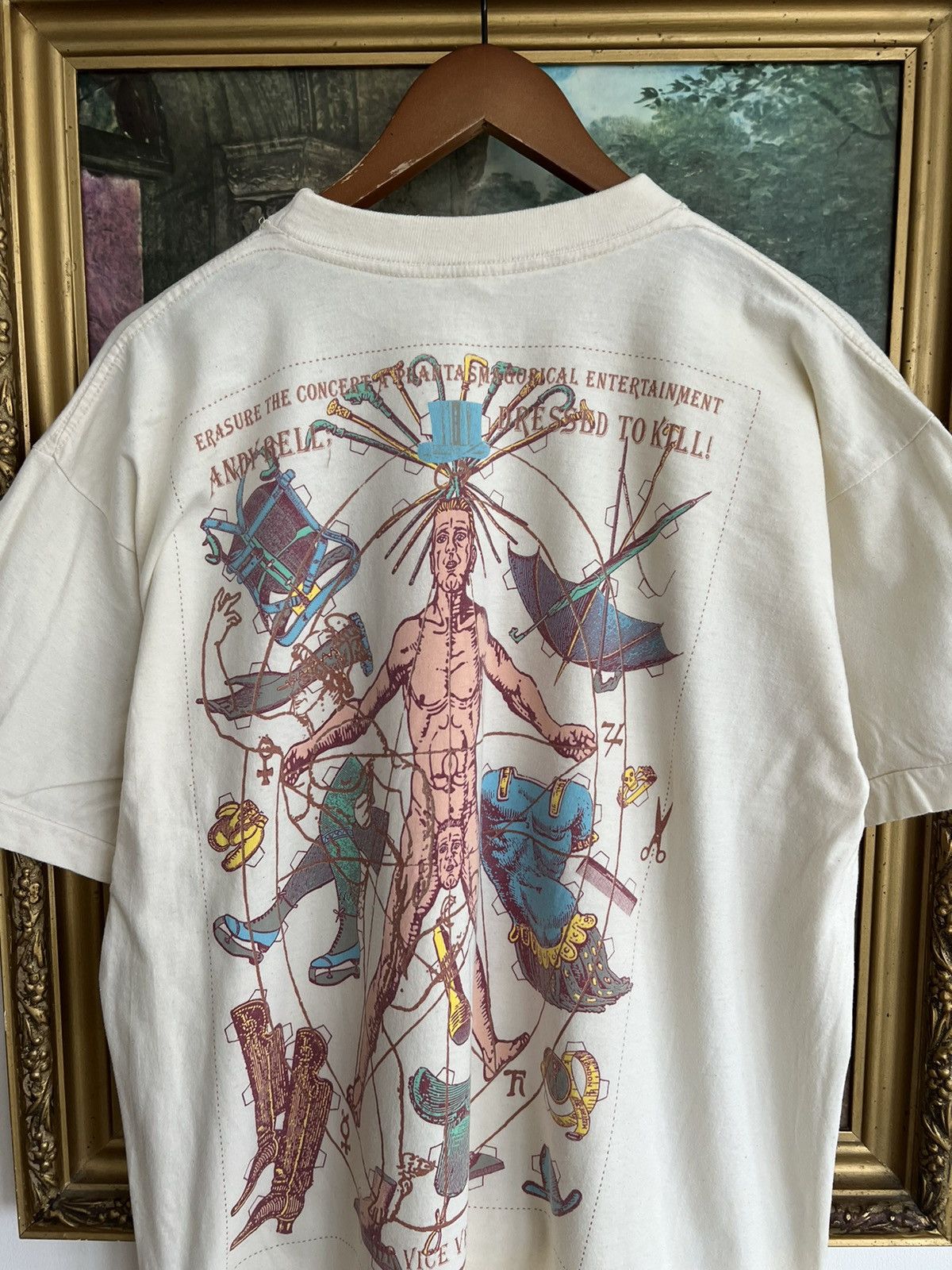 Band Tees Vintage 1992 Erasure Phantasmagorical Human Anatomy Tee Size US XL / EU 56 / 4 - 4 Thumbnail