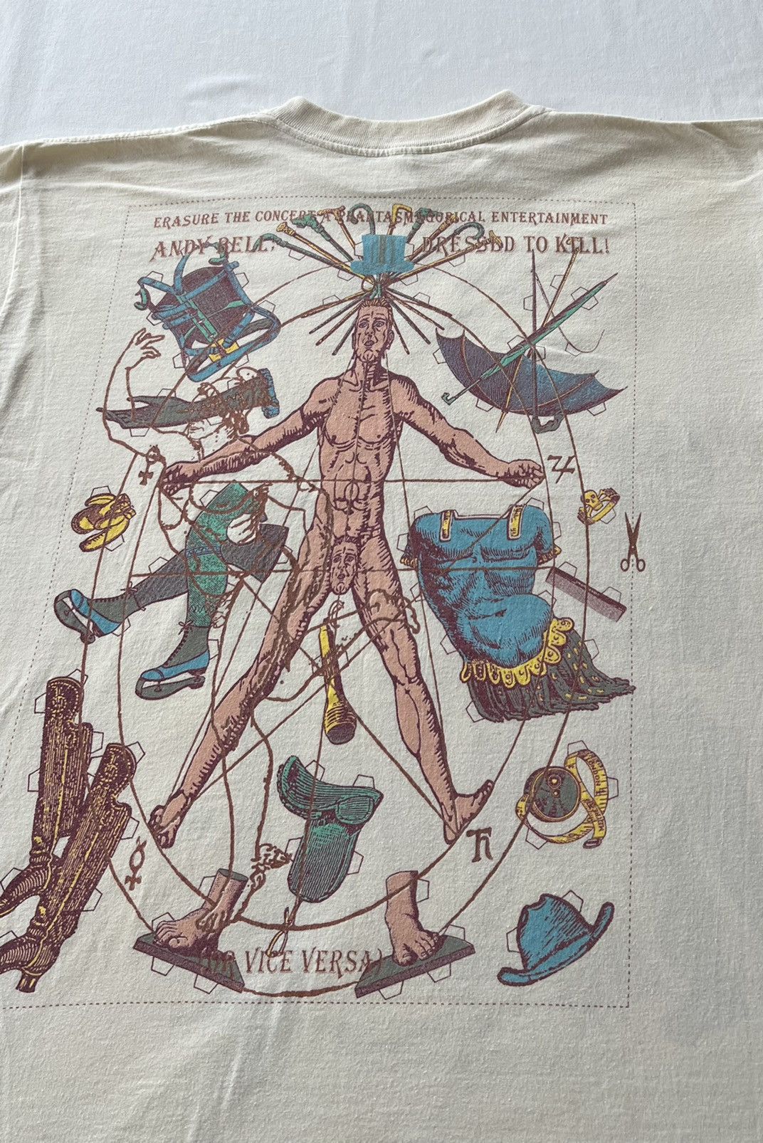 Band Tees Vintage 1992 Erasure Phantasmagorical Human Anatomy Tee Size US XL / EU 56 / 4 - 18 Thumbnail