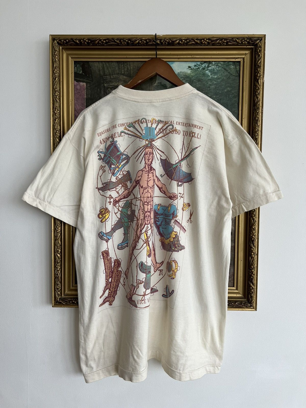 Band Tees Vintage 1992 Erasure Phantasmagorical Human Anatomy Tee Size US XL / EU 56 / 4 - 2 Thumbnail