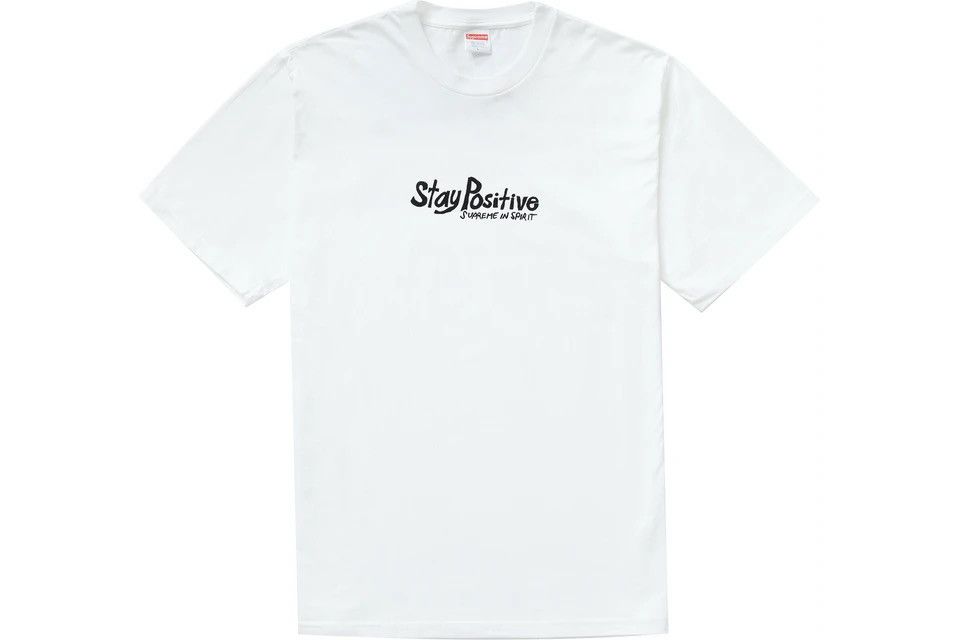 Supreme Supreme Stay Positive Tee Size US M / EU 48-50 / 2 - 3 Thumbnail