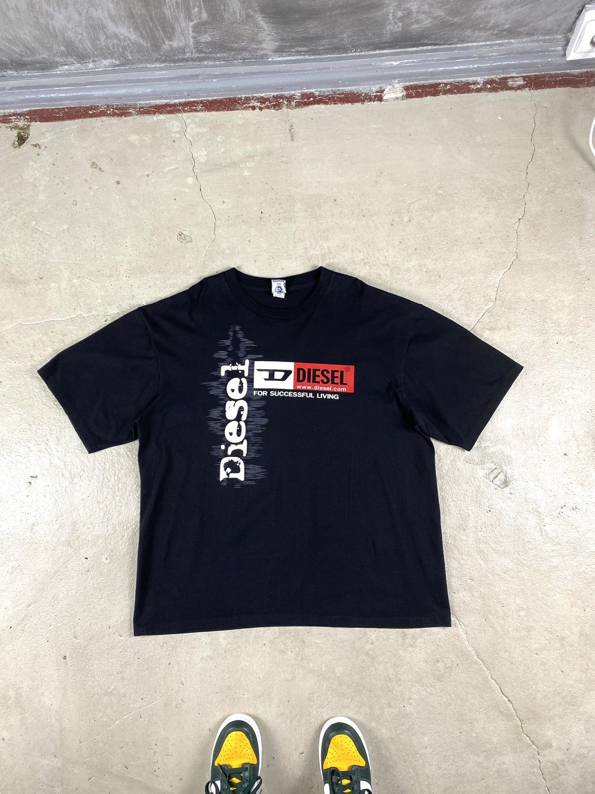 Diesel Y2K Vintage Diesel Tee Shirt Archive Hype Size US XXL / EU 58 / 5 - 1 Thumbnail