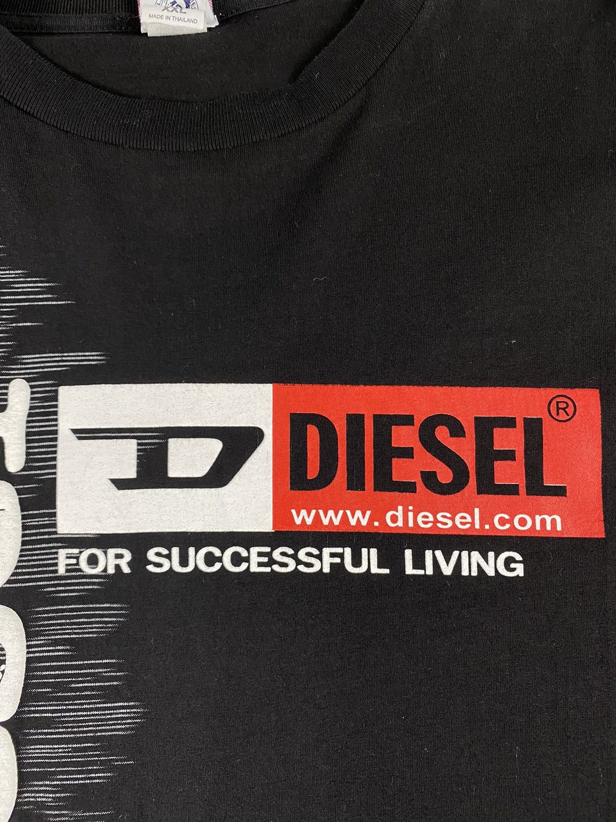 Diesel Y2K Vintage Diesel Tee Shirt Archive Hype Size US XXL / EU 58 / 5 - 4 Thumbnail
