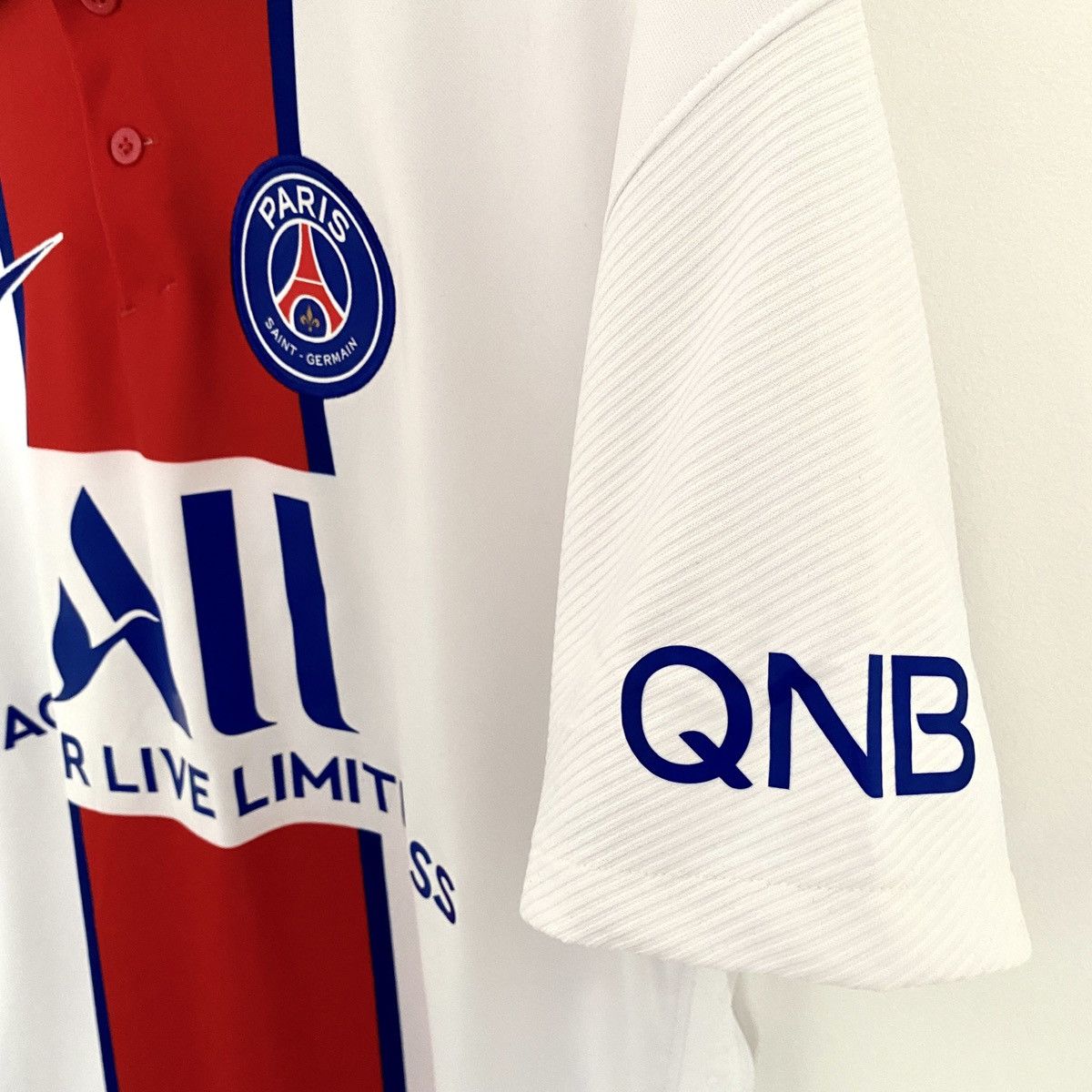 Jordan Brand × Nike 2020 PSG Paris Nike Away Third Kit Soccer Jersey Shirt Size US M / EU 48-50 / 2 - 5 Thumbnail
